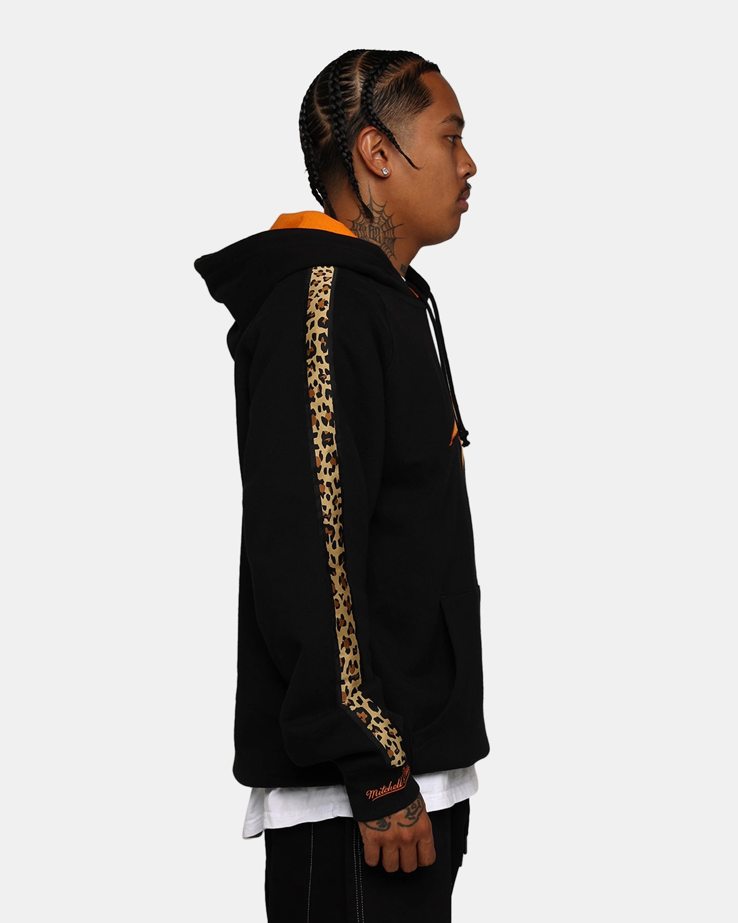 Mitchell & Ness X McLaren X Culture Kings Las Vegas Collection Big Logo Fleece Hoodie Black Lightweight Comfort