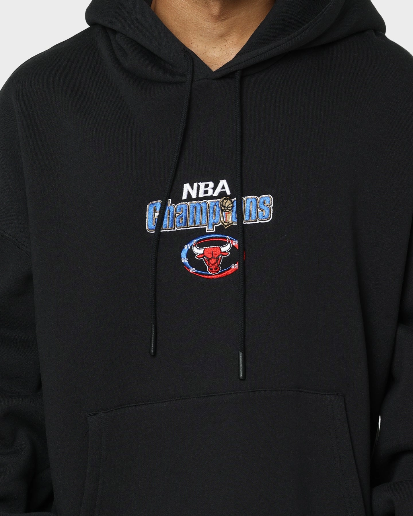 Sporty Shield Mitchell & Ness Chicago Bulls Anniversary Hoodie Faded Black