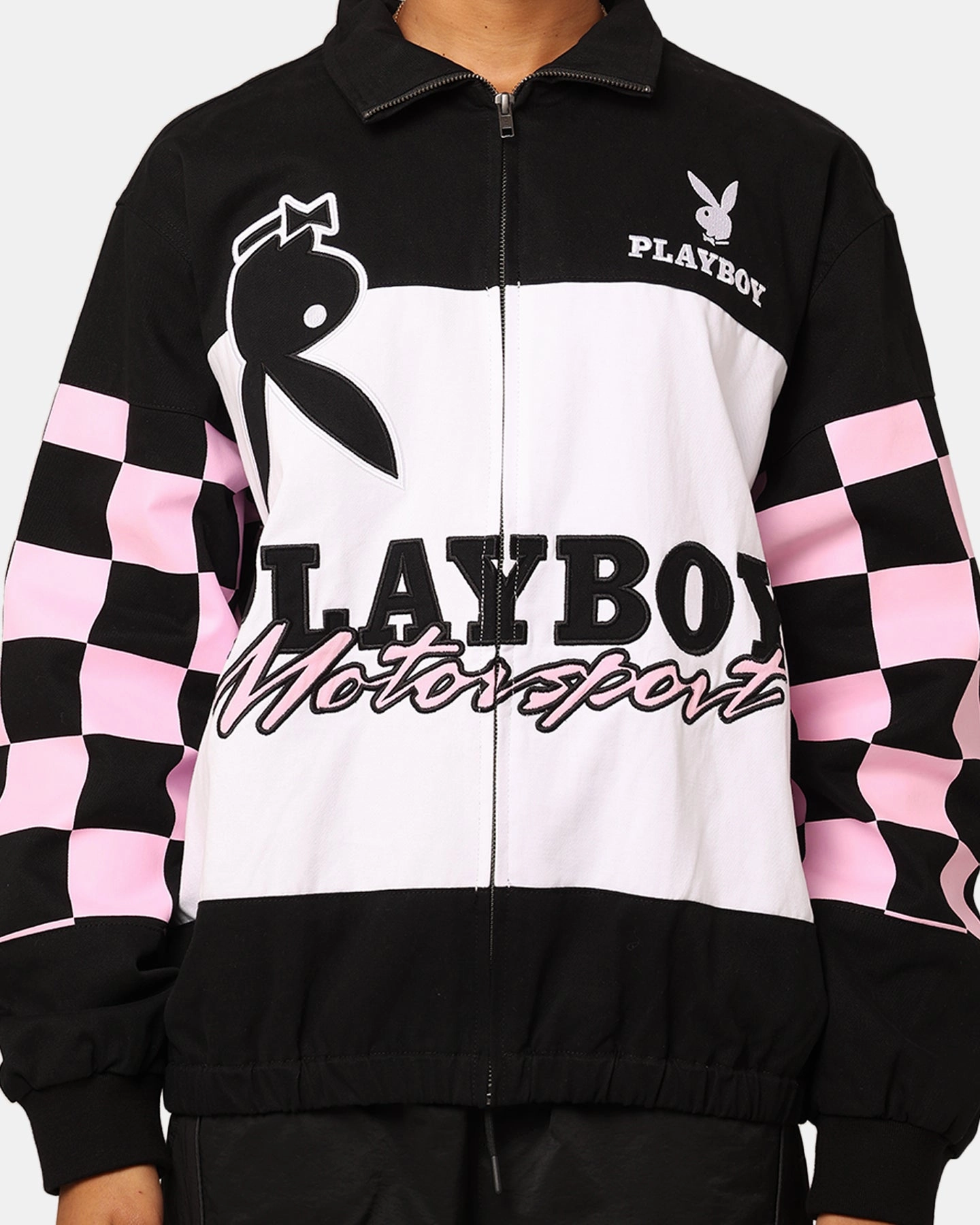 Chance PaddedShoulders Playboy By Culture Kings Hot Pursuit Jacket Black