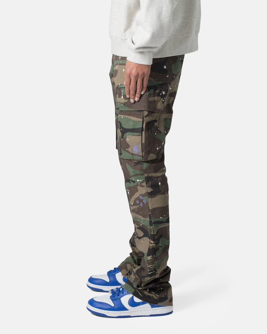 Chilly Wear Dynamic Motion MNML Bootcut Cargo Pants Camo