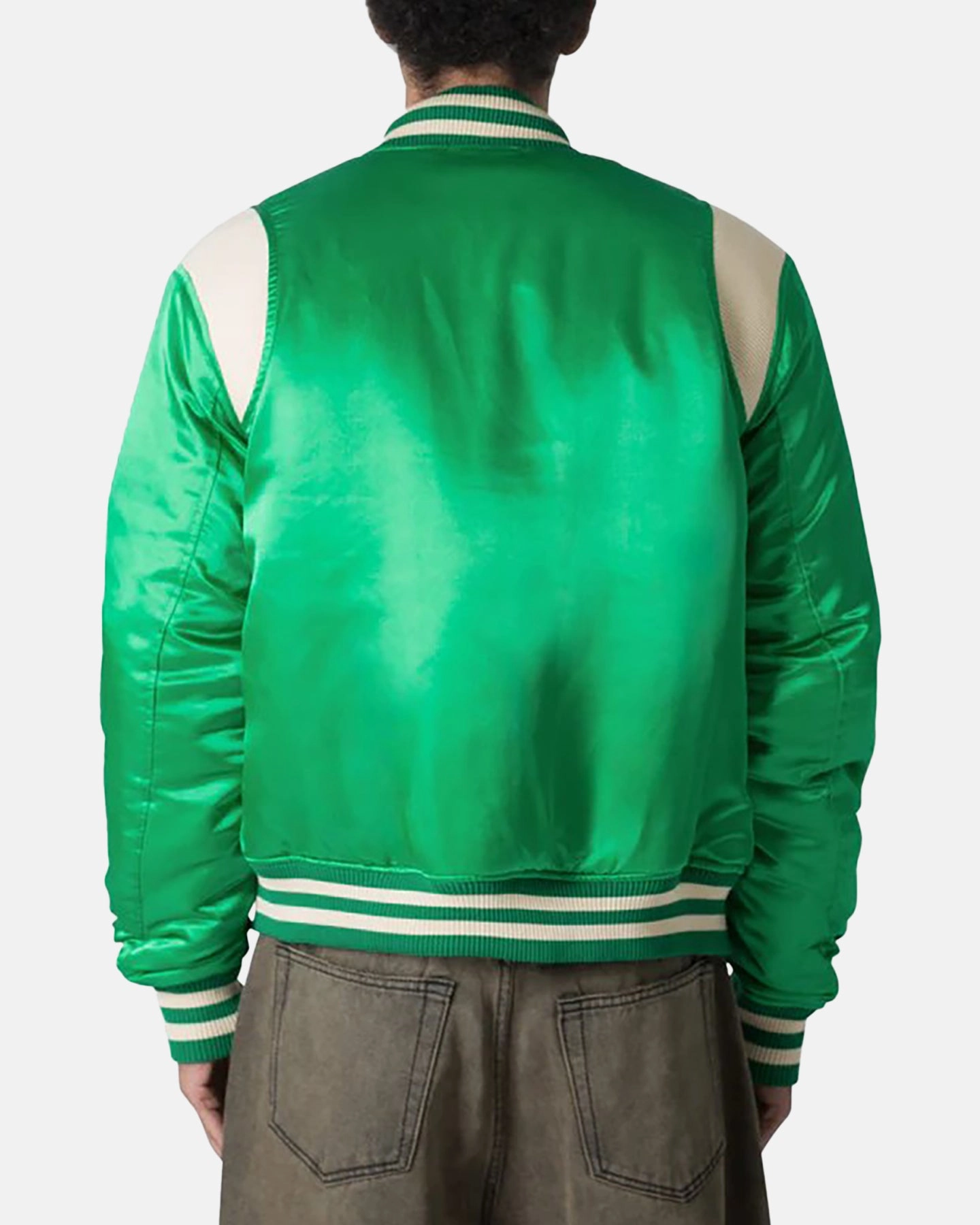 suitable for funerals MNML Classic Varsity Jacket Green