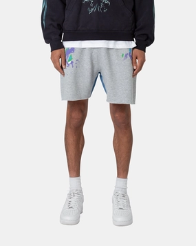 MNML Contrast Paneled Sweatshorts Grey beach volleyball gear Multi Pocket System