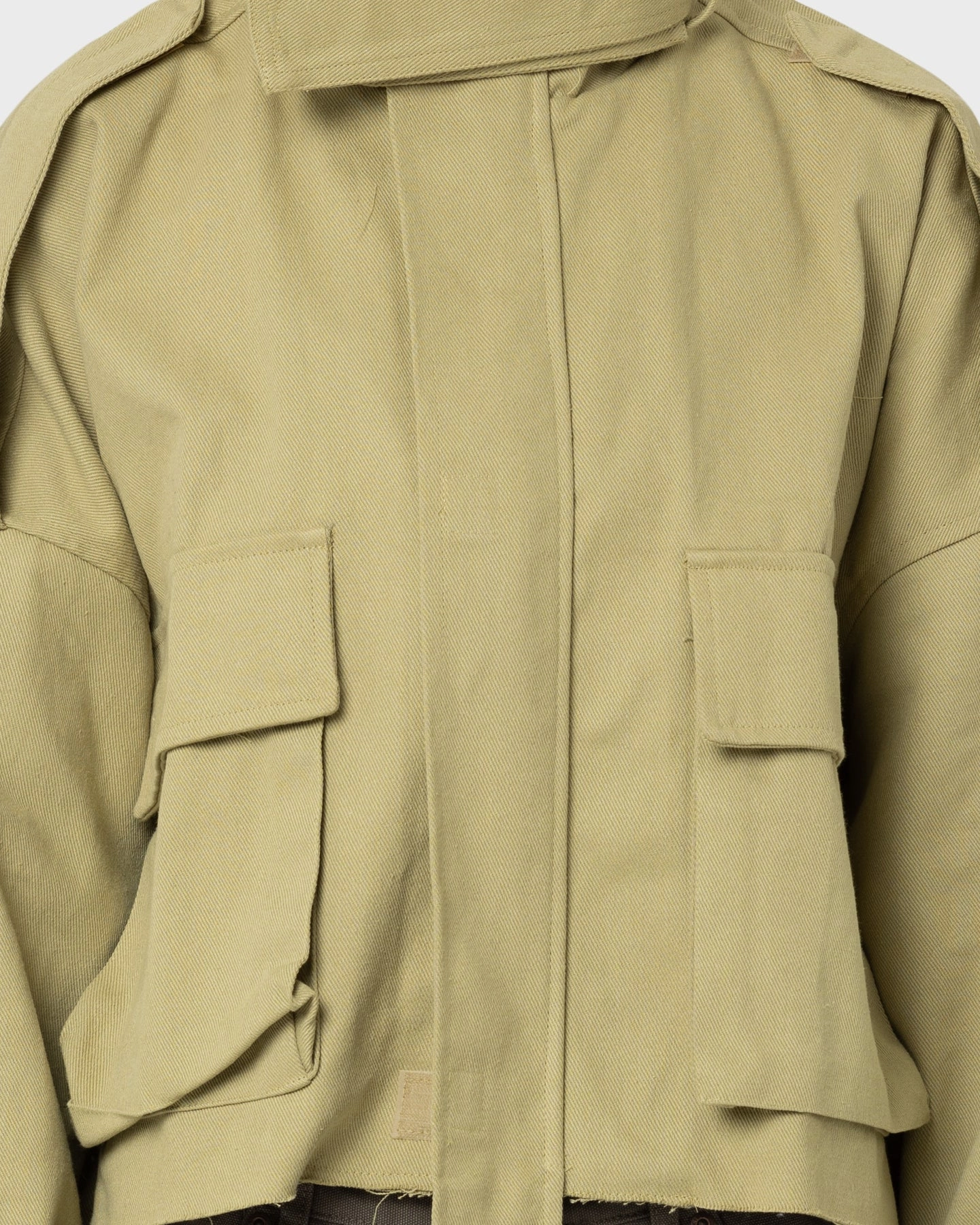 Experiment MNML Cropped M65 Jacket Khaki