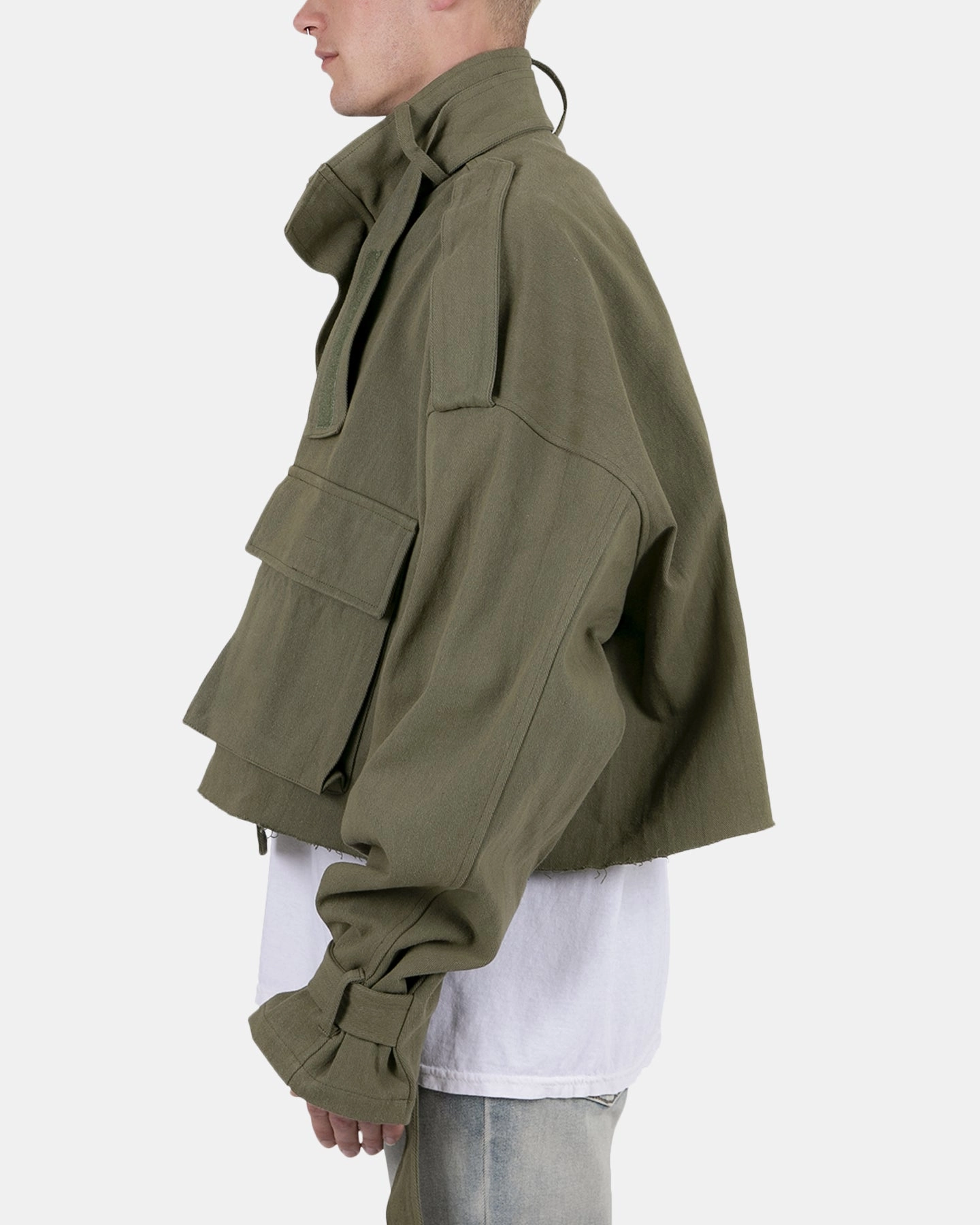 Mold Resistant Coating MNML Cropped M65 Jacket Olive