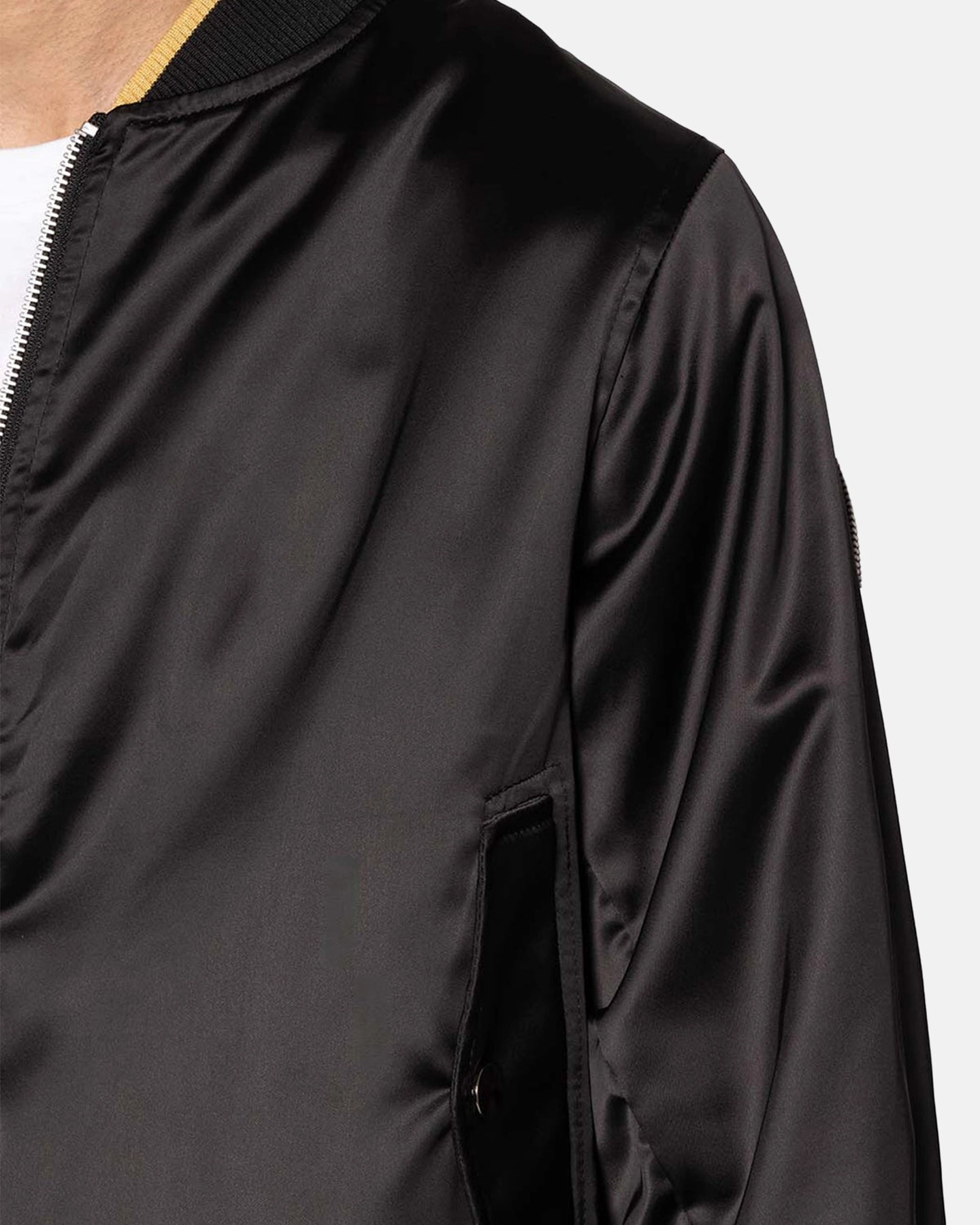 Commuter Fit MNML Dark Bark Double Zip Jacket Black