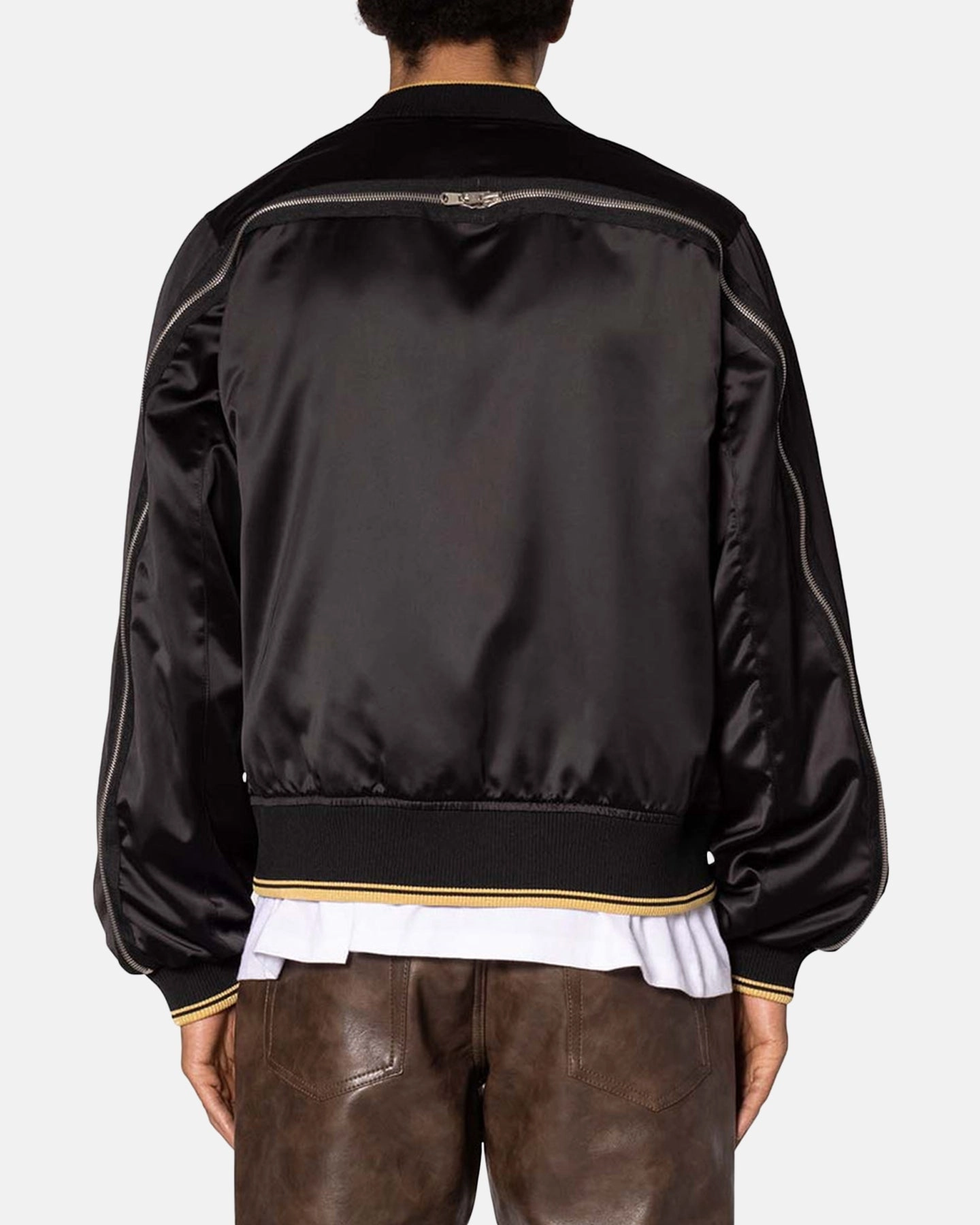 MNML Dark Bark Double Zip Jacket Black suitable for night wear Reinforced Elbow Patches