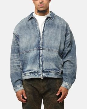 MNML Denim Choir Coat Vintage Blue Short