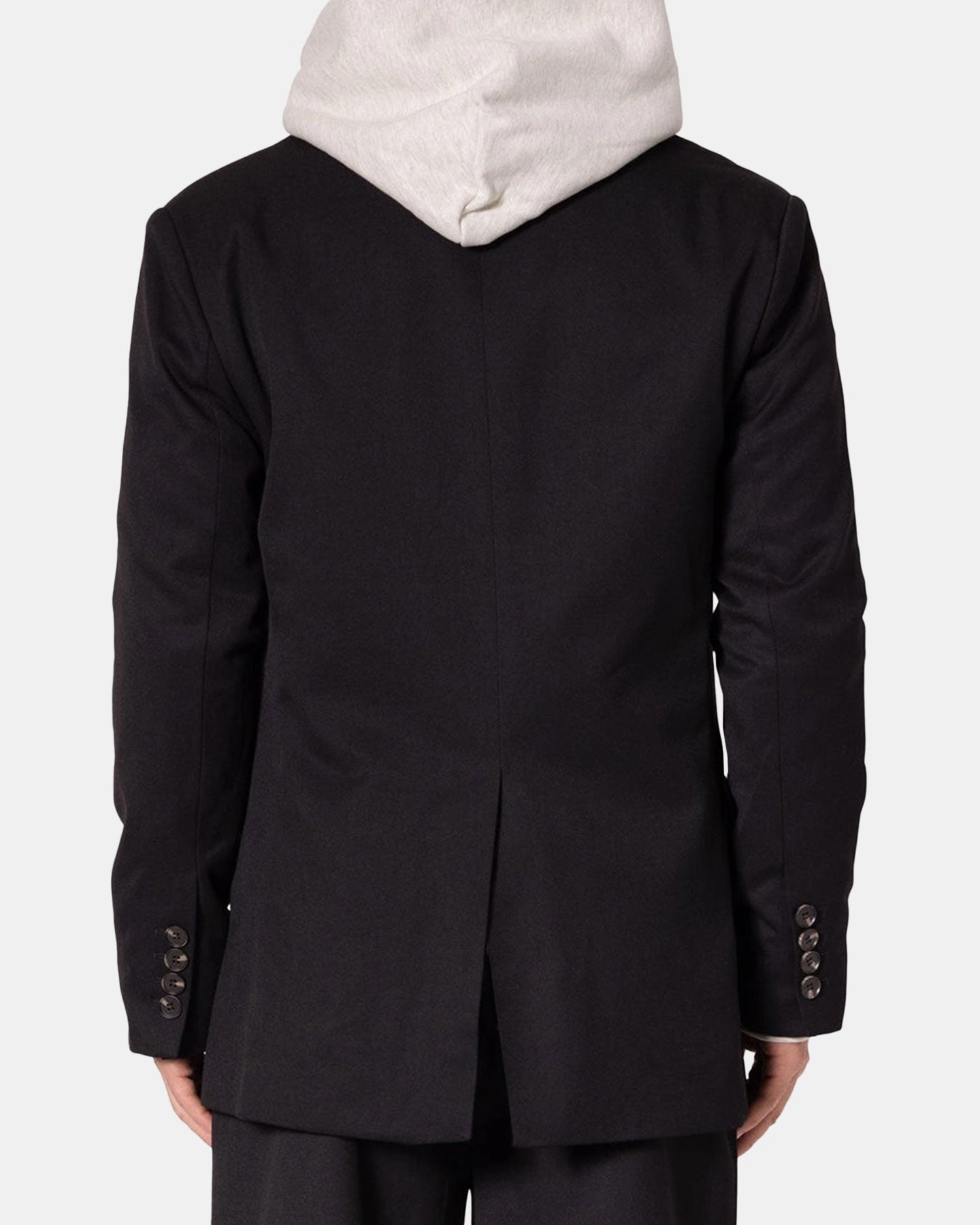 MNML Double Breasted Suit Jacket Black Sporty Fit holiday