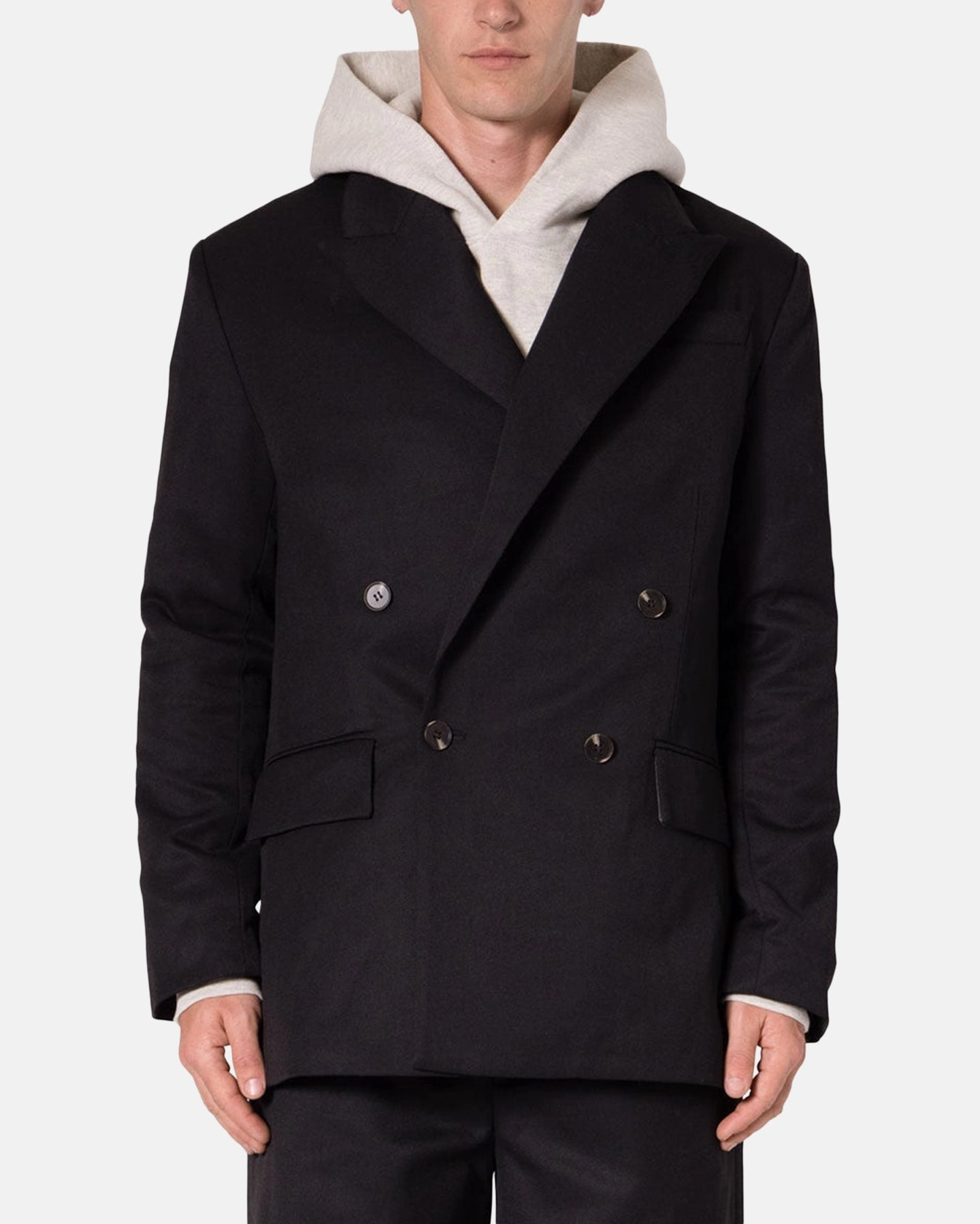 Celebrate MNML Double Breasted Suit Jacket Black