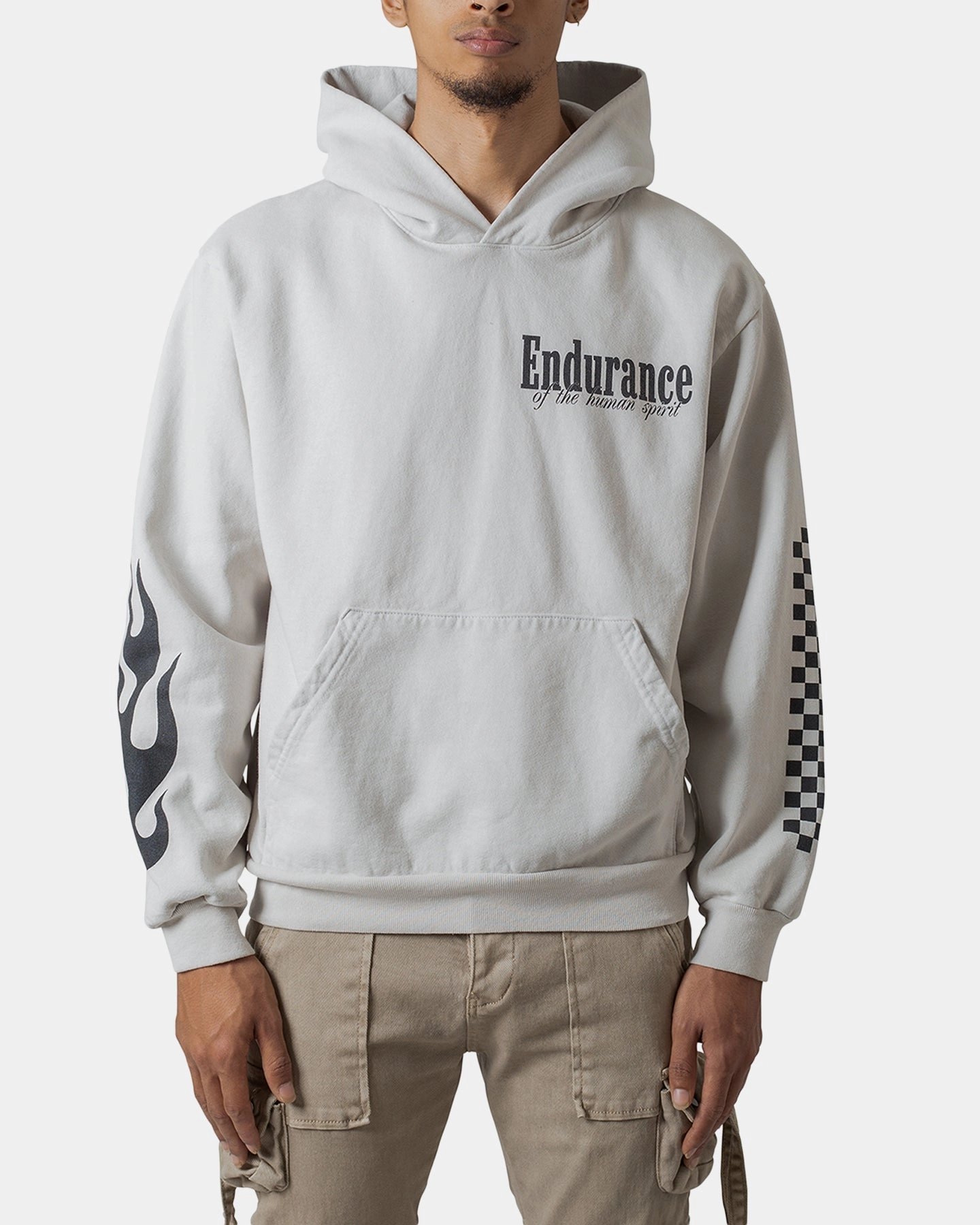 Heavyweight MNML Endurance Hoodie Light Grey Heat
