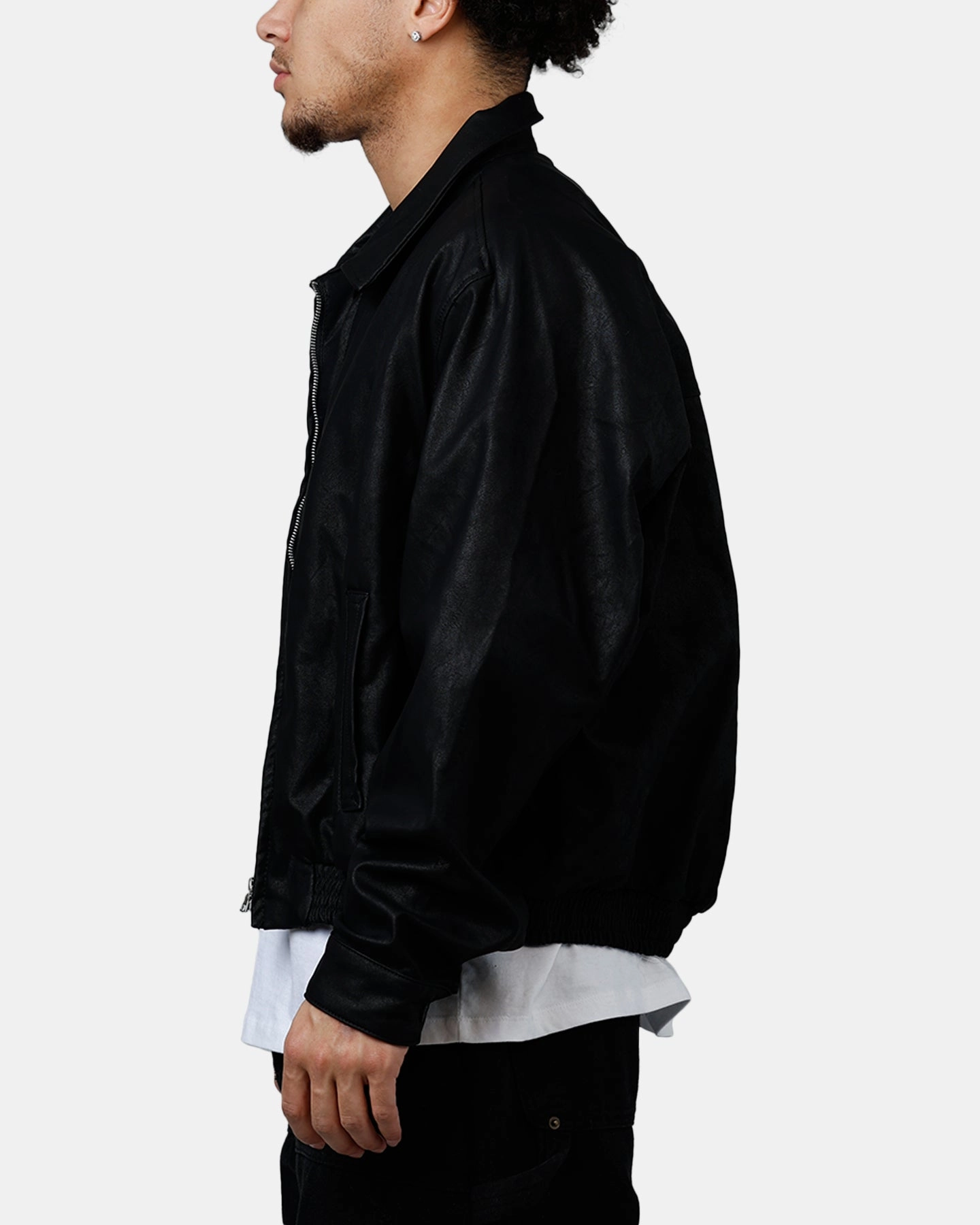 MNML Grandpa's Bomber Jacket Black Core Vent Zones