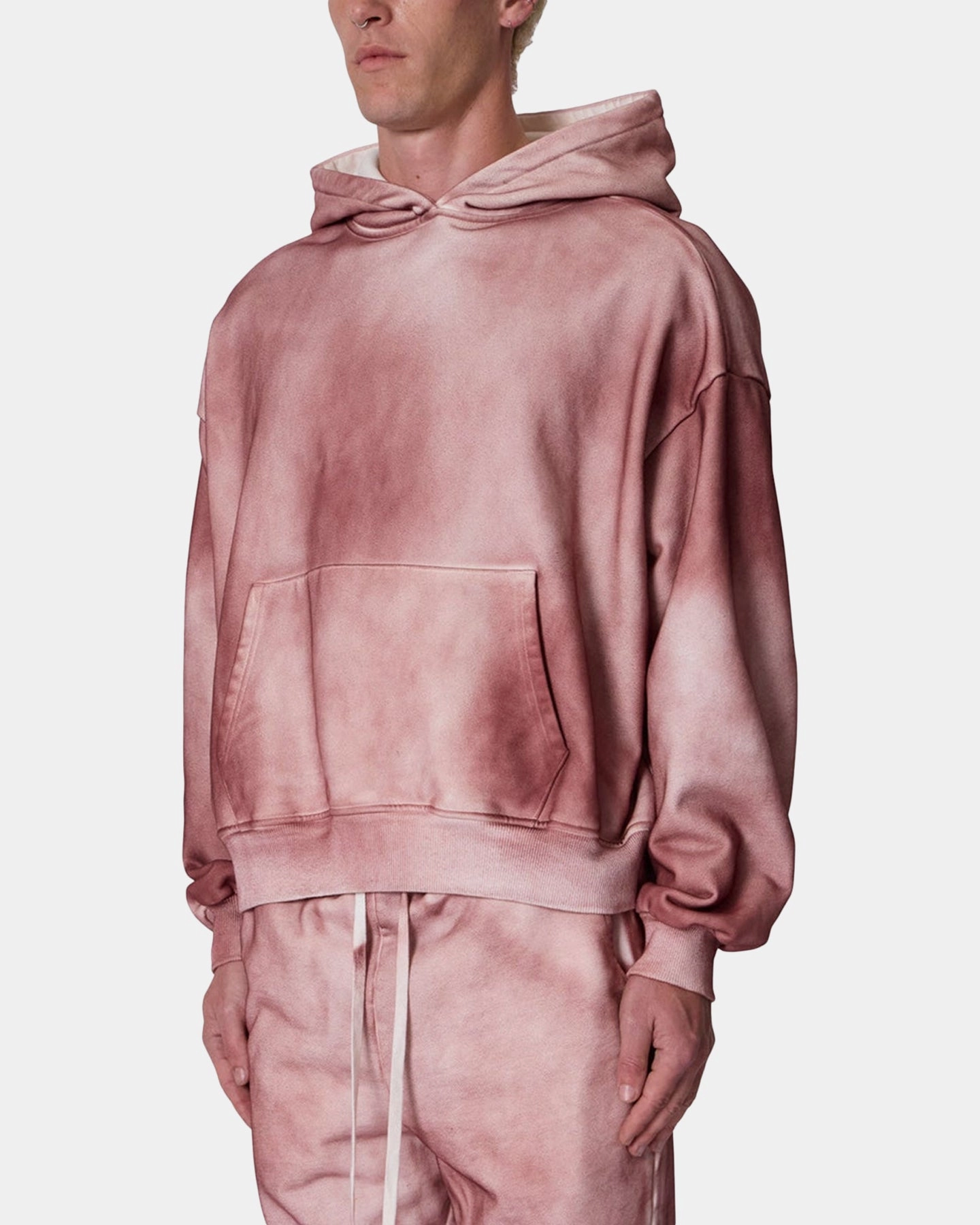 MNML Optic Graded Hoodie Red Quick Dry Coating Softshell Fabric Technology