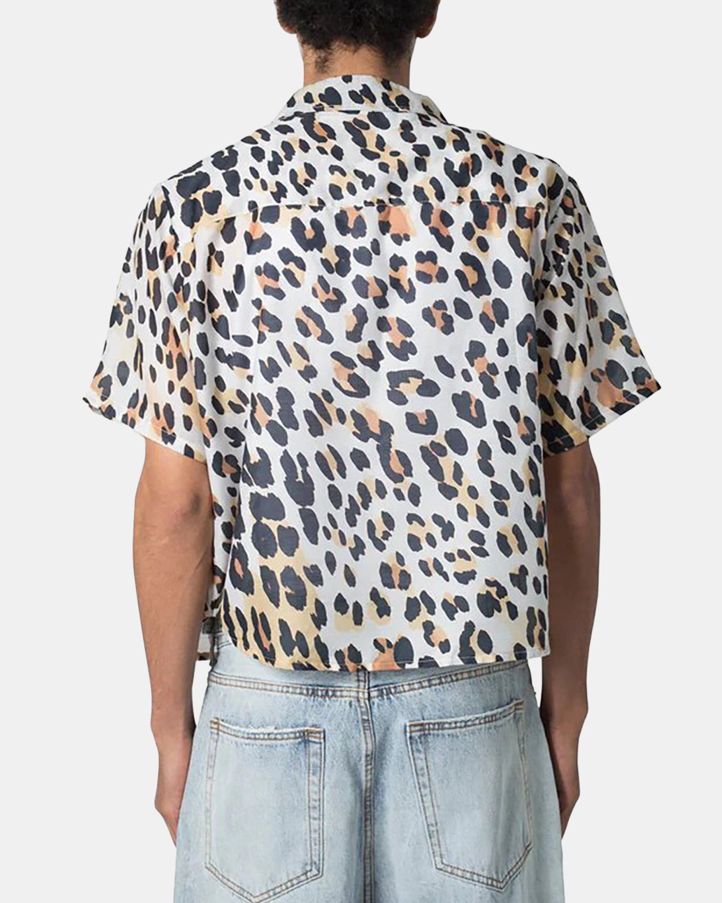 family gathering MNML Painted Leopard Short Sleeve Shirt Multi