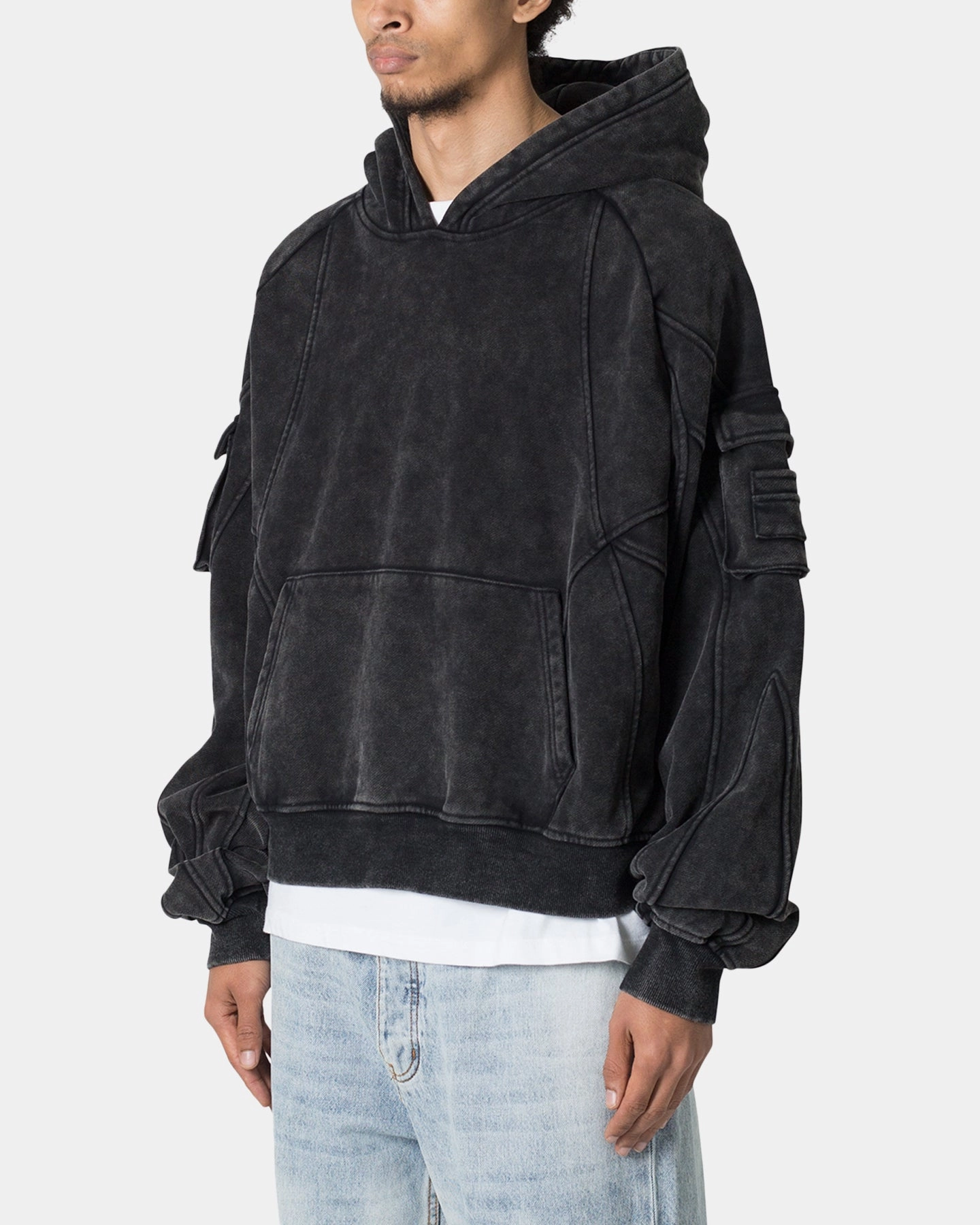 Protective Gear MNML Pocket Hoodie Charcoal Grey