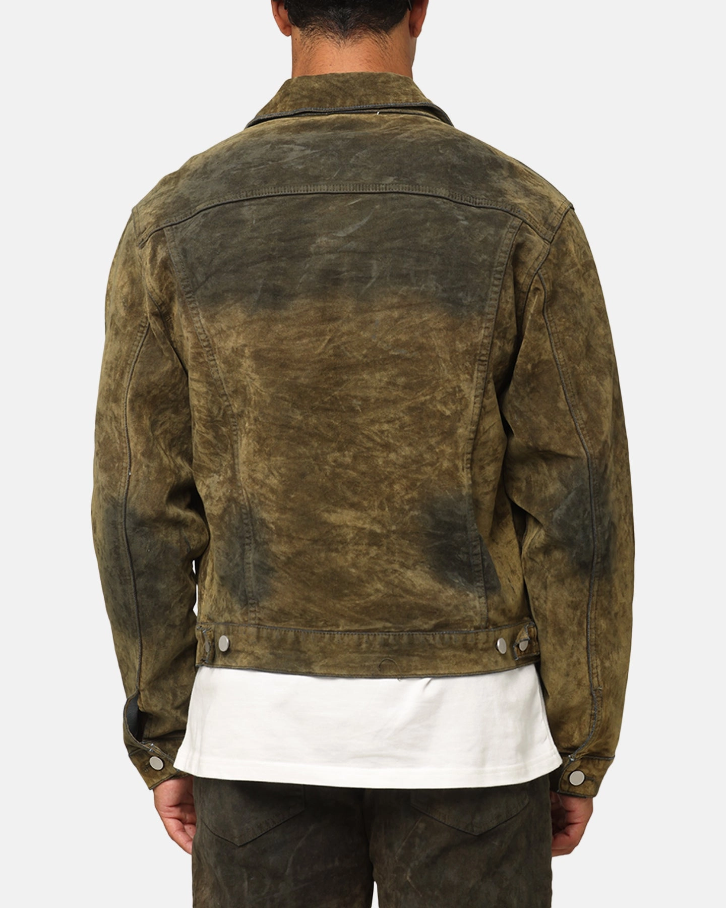Red MNML SL3 Suede Jacket Olive/Black
