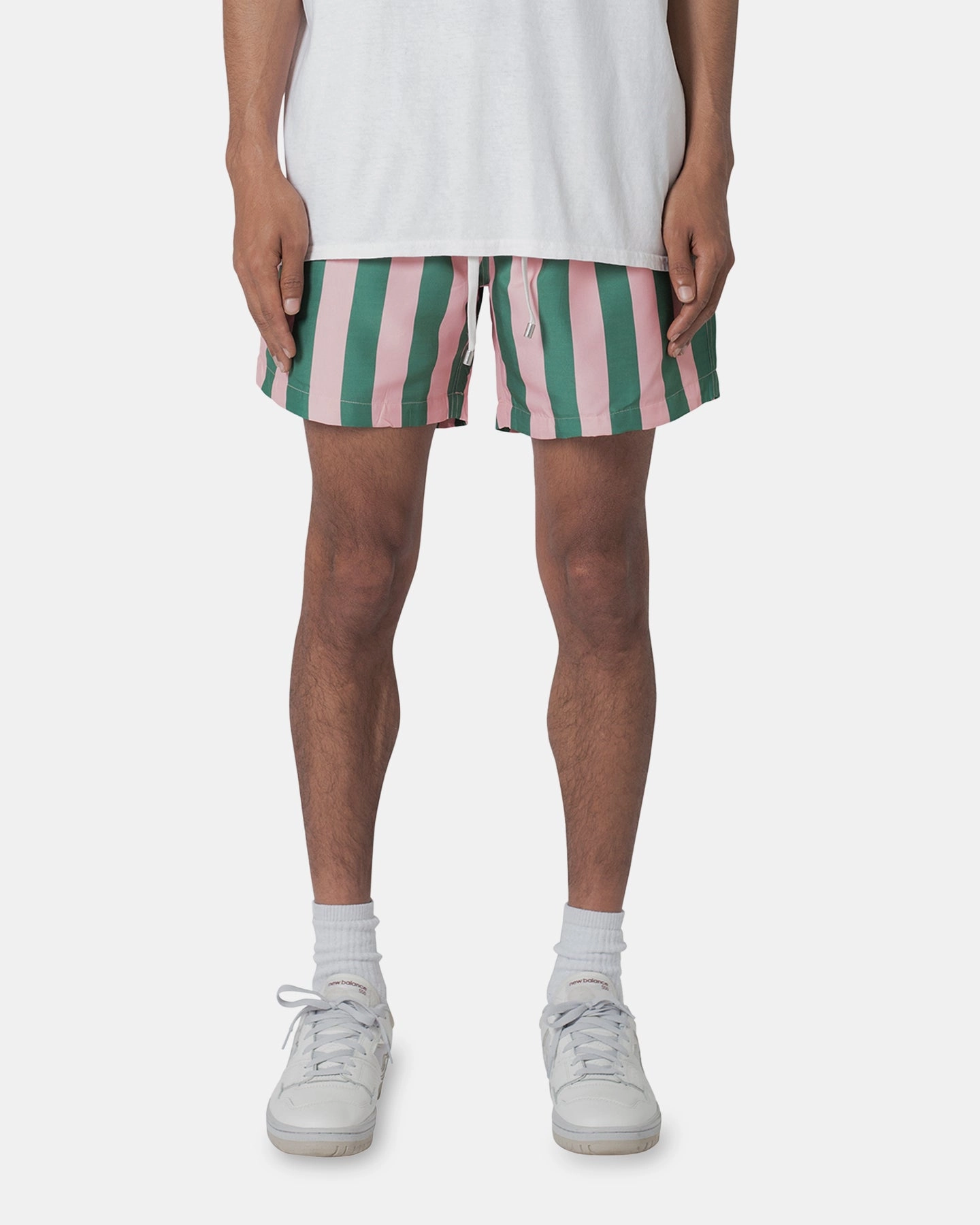 MNML St Tropez Swim Shorts Pink/Green swim trunks Outdoor Days