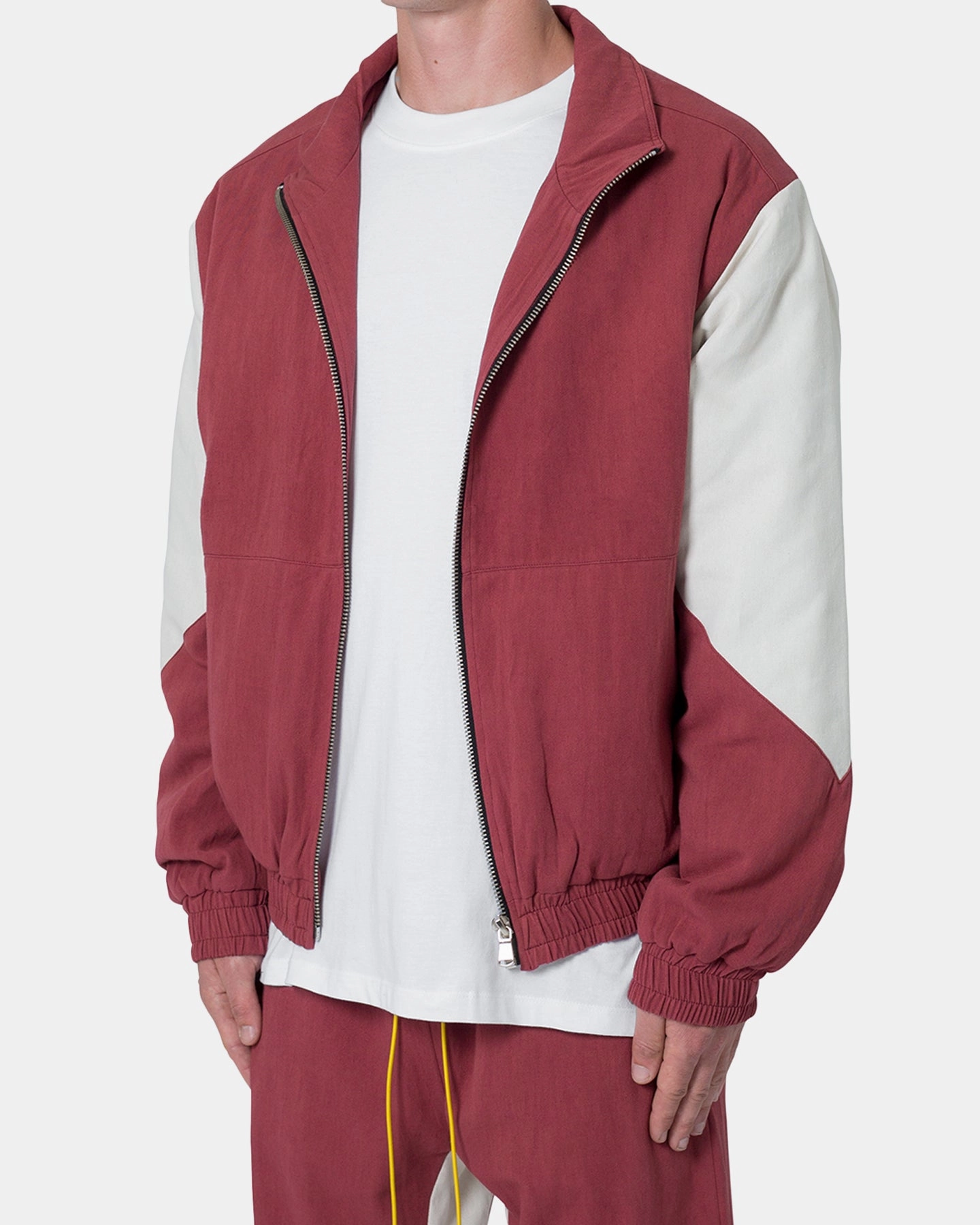 MNML Twill Racing Jacket Rust NonBulky Midweight Build Indoor