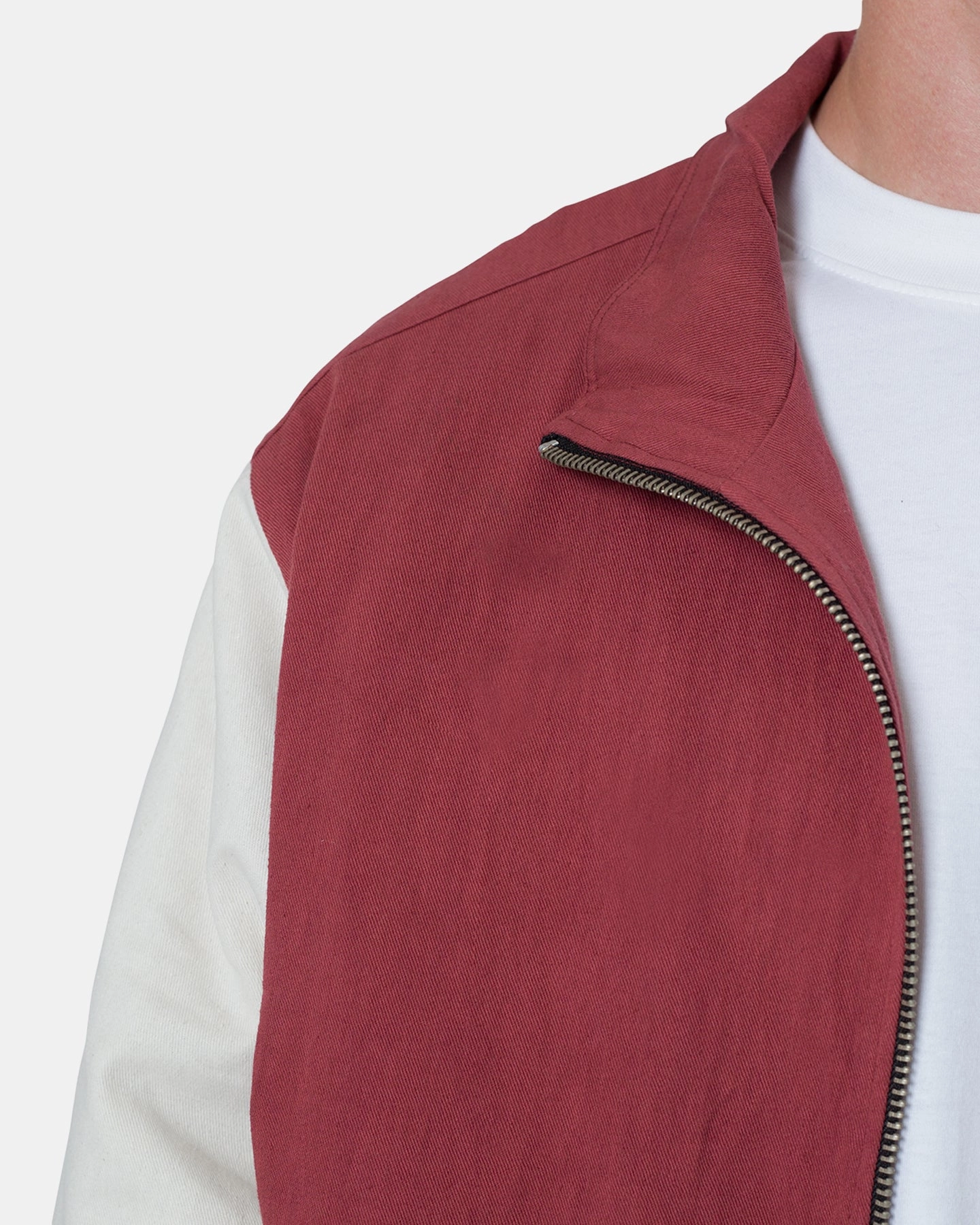 MNML Twill Racing Jacket Rust library DualZipper