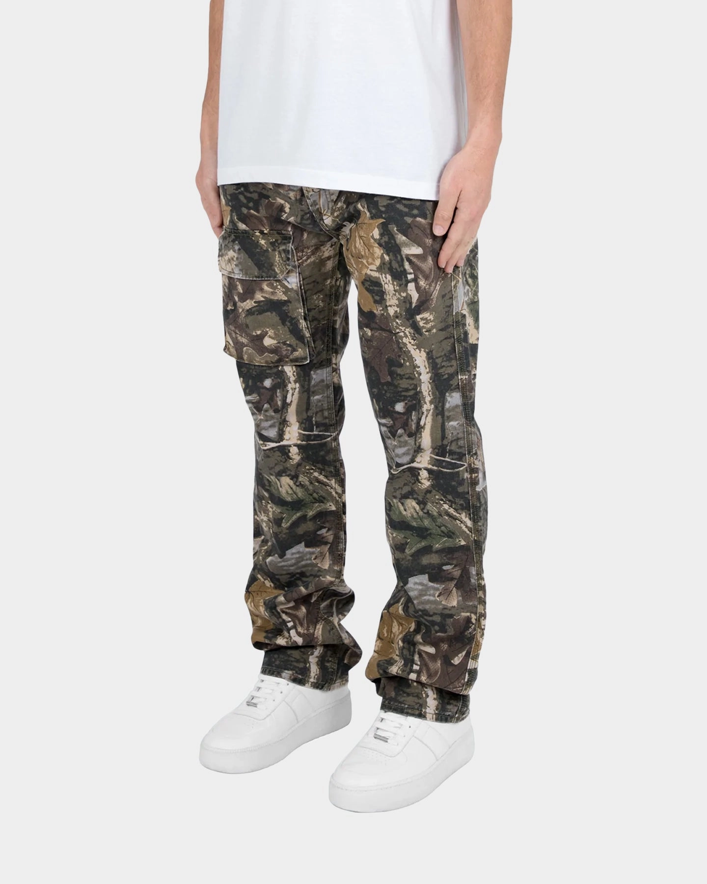 MNML V266 Camo II Baggy Denim Pants Camo Eco Friendly Dye
