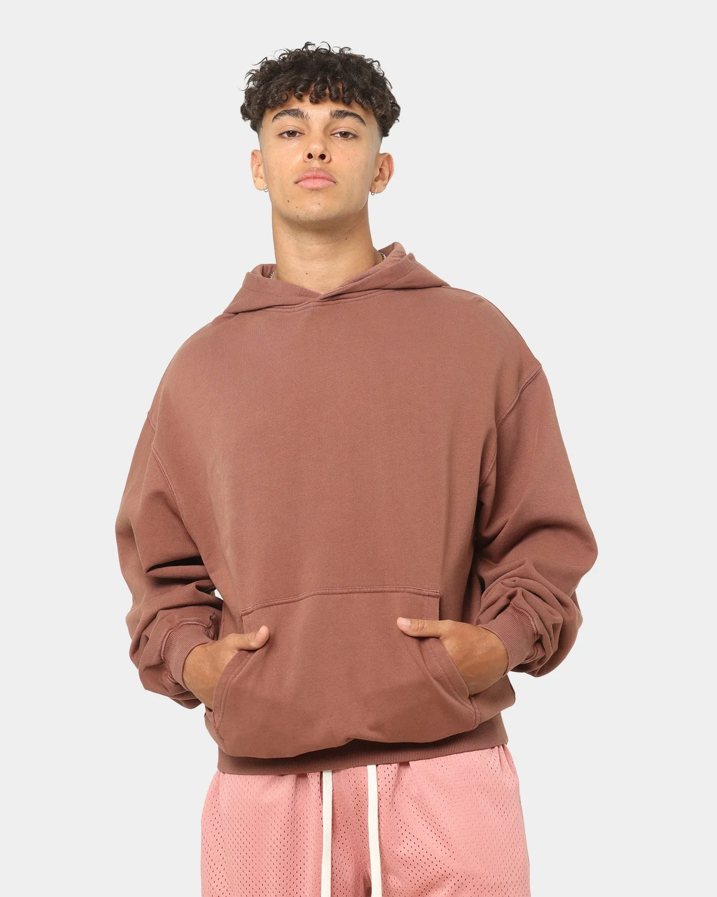 Folder Souvenir EN ES Origins Hoodie Washed Brown