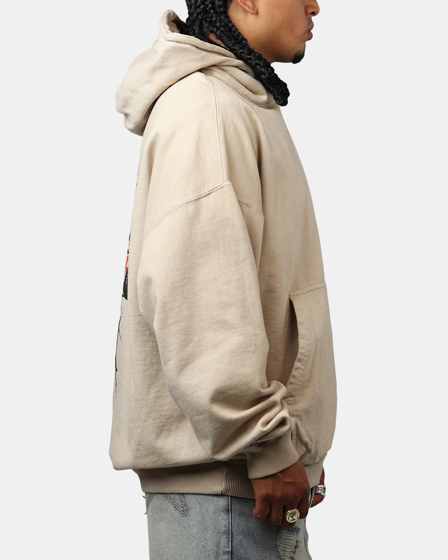 gym - goers Saint Morta St Valentines Boxy Hoodie Stone