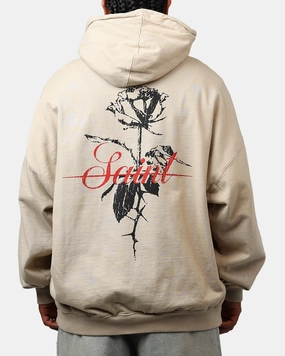 Saint Morta St Valentines Boxy Hoodie Stone Triumph