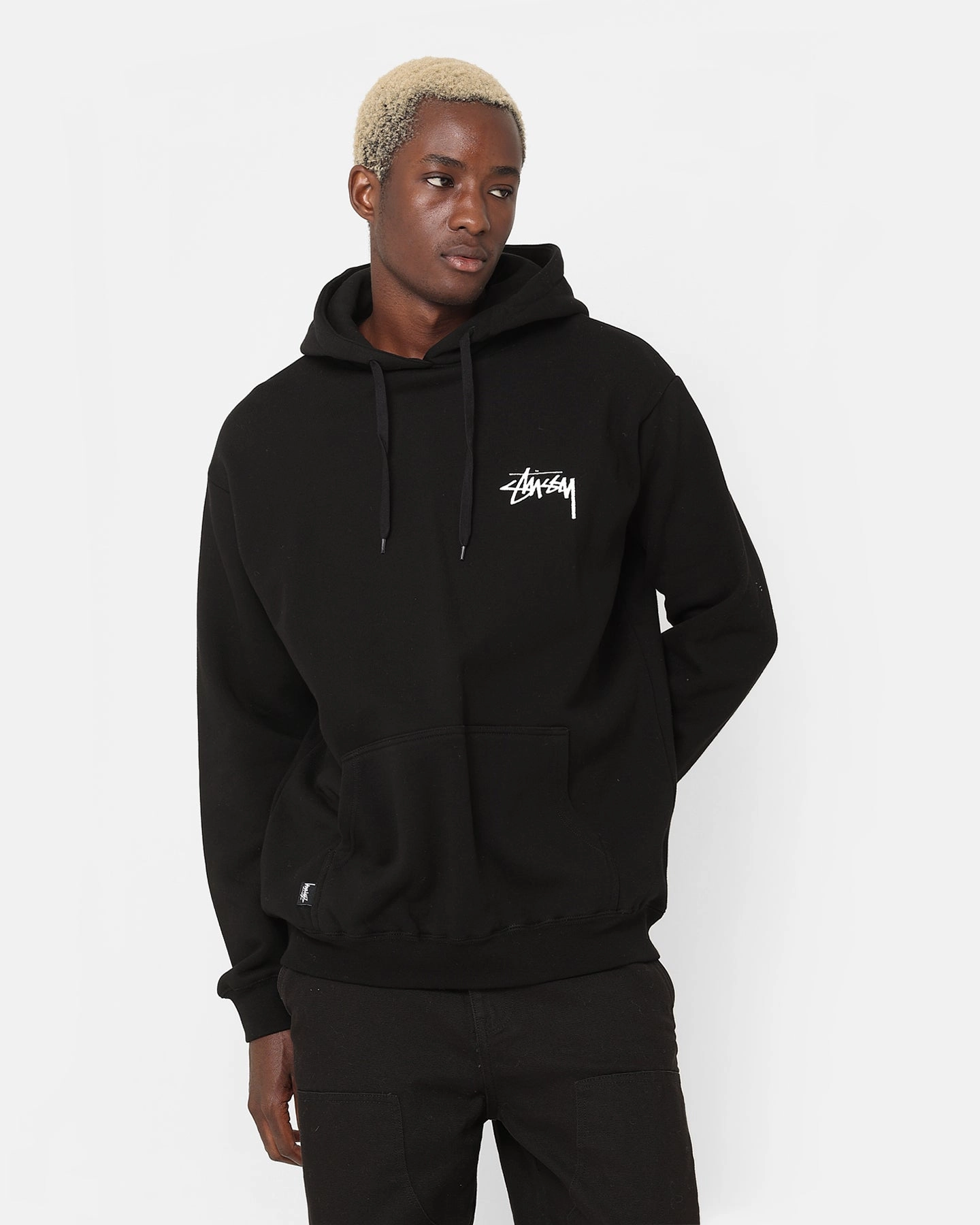 high-end Stussy Fire Dice 50-50 Hoodie Pigment Black