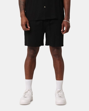 clubbing attire XXIII Ezrah Linen Shorts Black