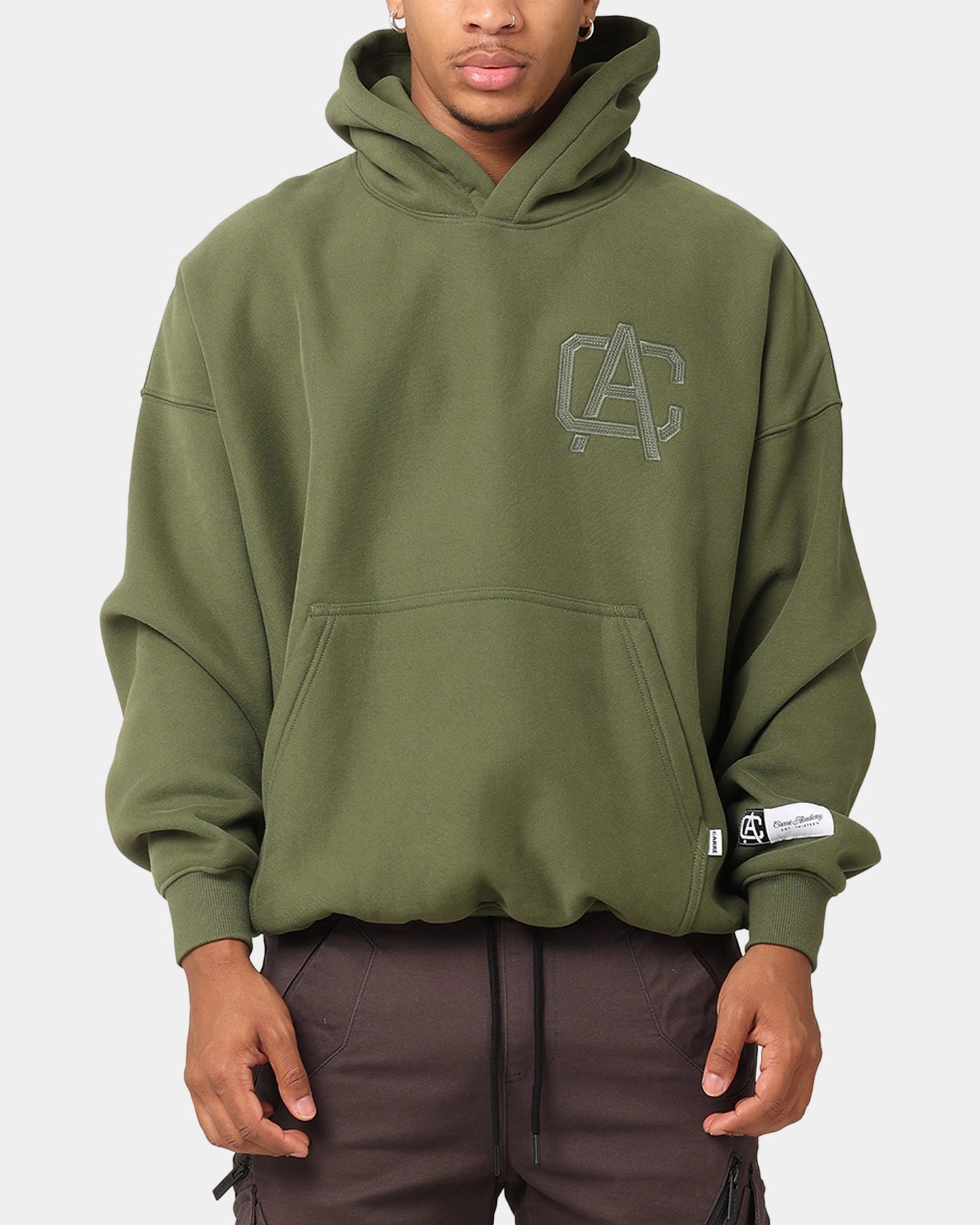 Carre Academy V2 Oversized Hoodie Forest Green UltraThinLayer