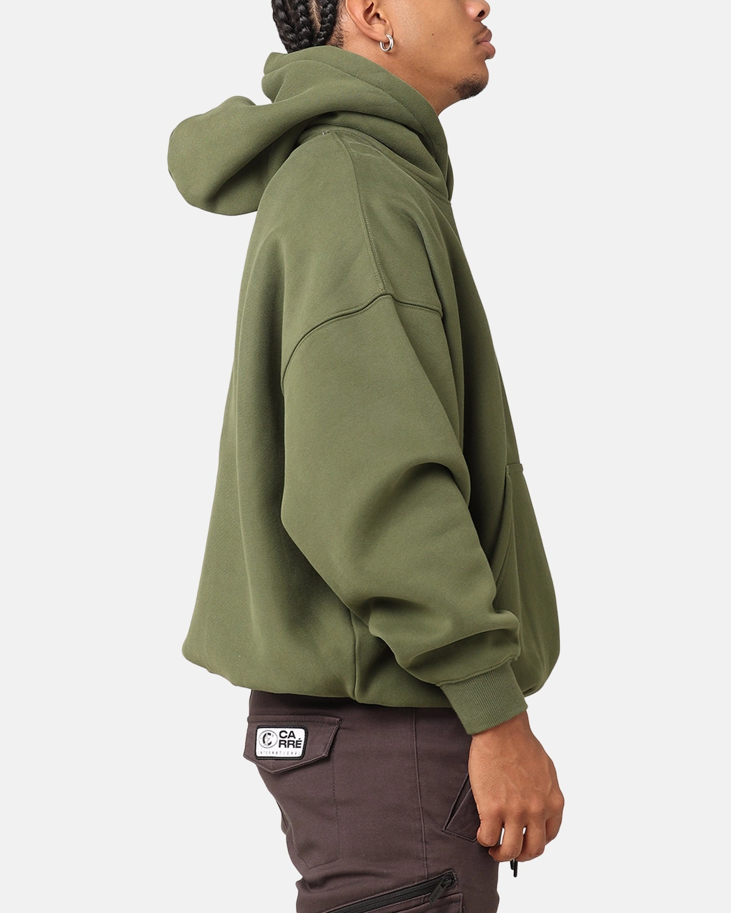 Wool Aim Carre Academy V2 Oversized Hoodie Forest Green