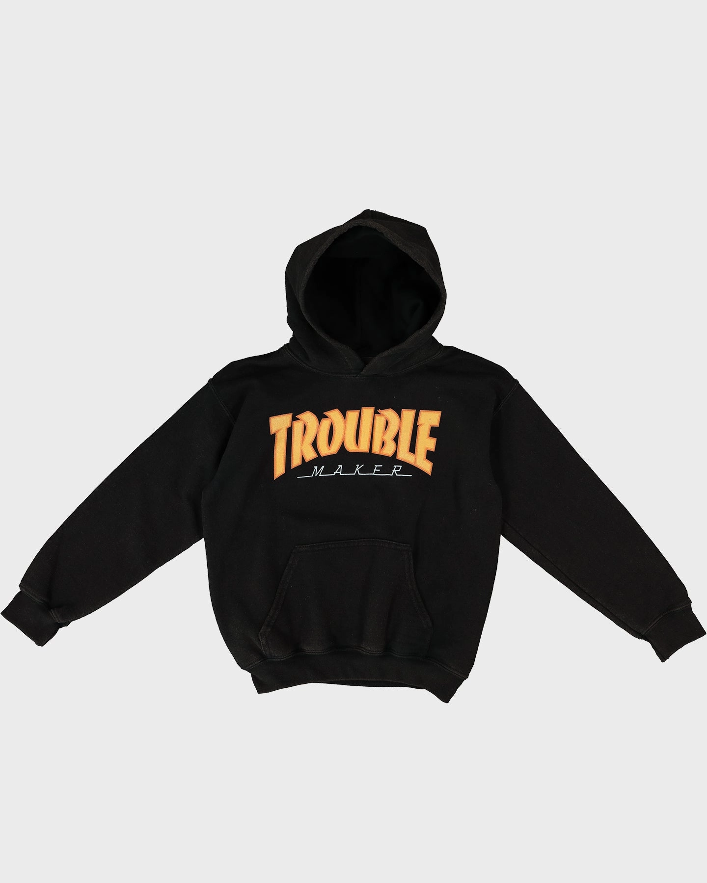 Booking Articulated Seams Shortie Kid's Trouble Hoodie Black