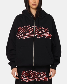Carre Terrace Zip Hoodie Black Resort Wear