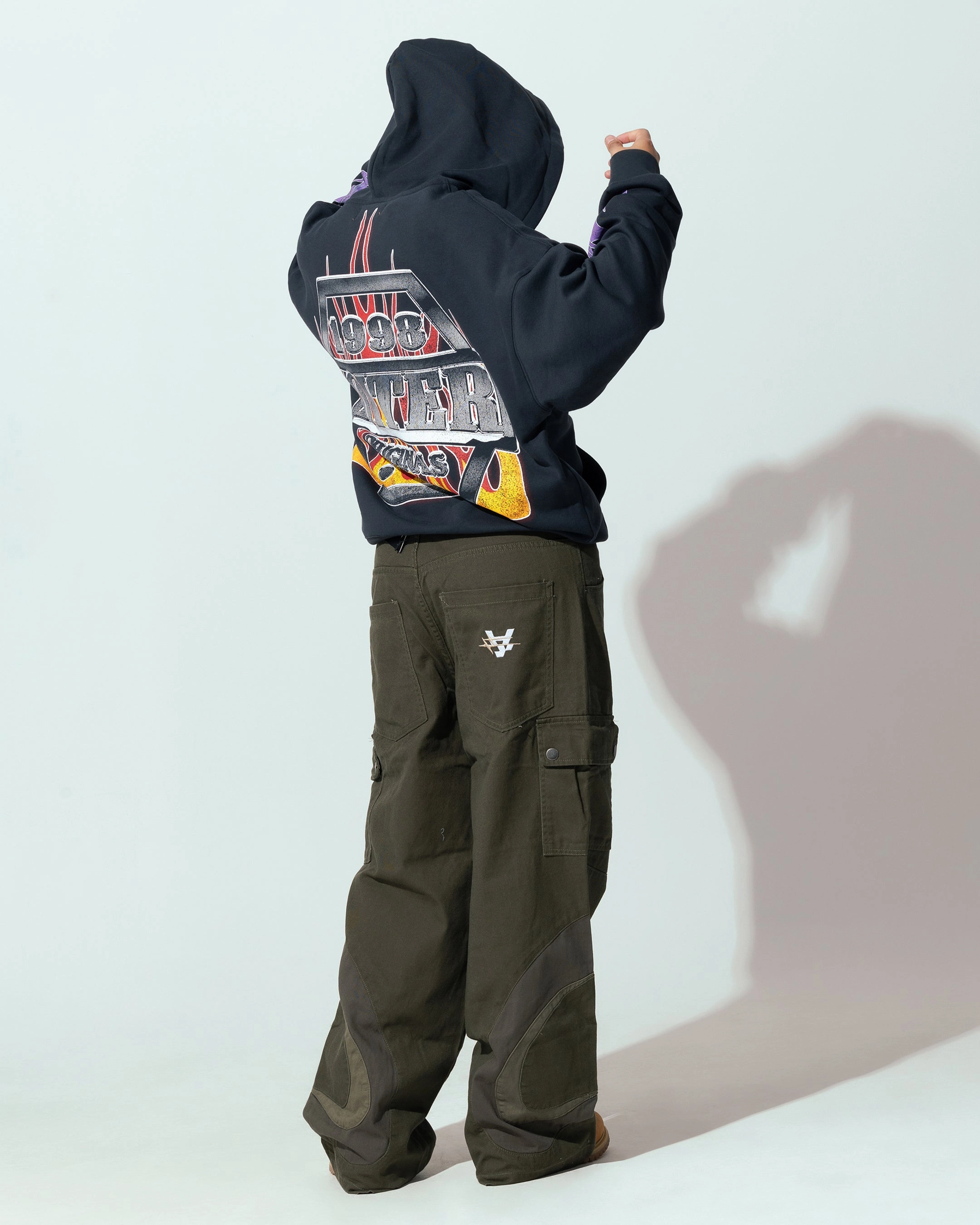 Project Heat Retention Technology Loiter Motor Zip Hoodie Charcoal