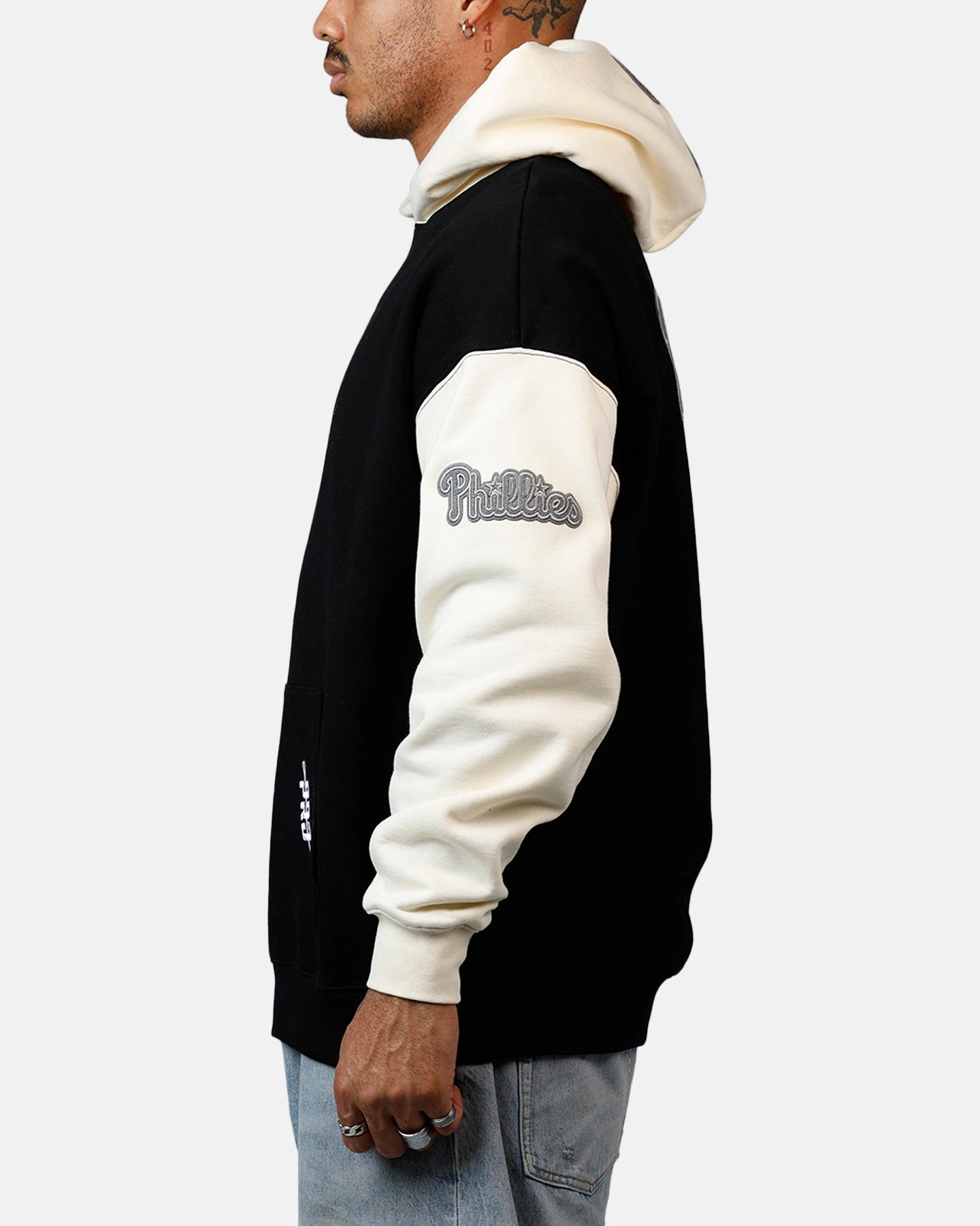 Pro Standard Philadelphia Phillies Reverse French Terry Hoodie Black/Grey Performance Ready