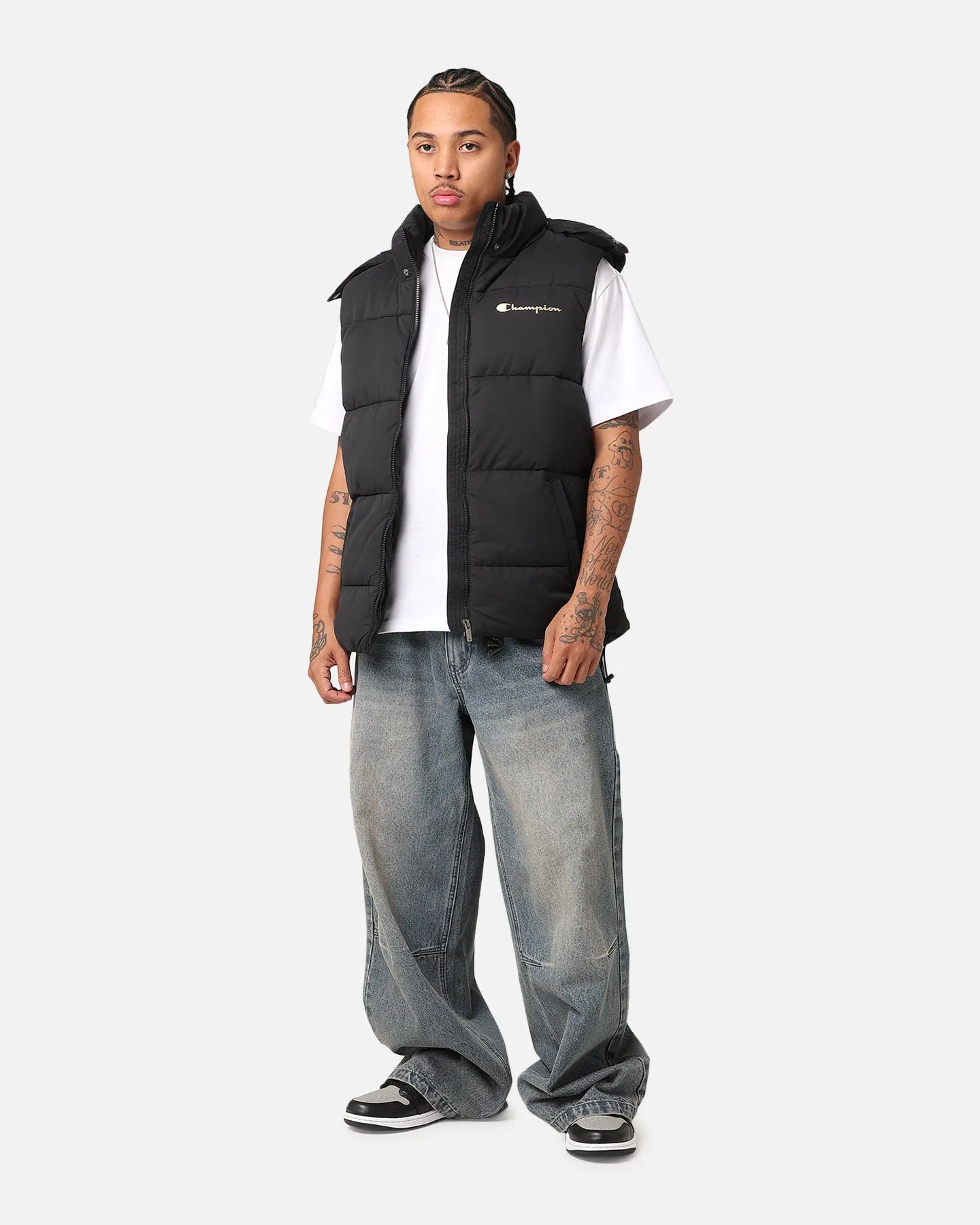 bike tour Champion Rochester Puffer Vest Black/Gold