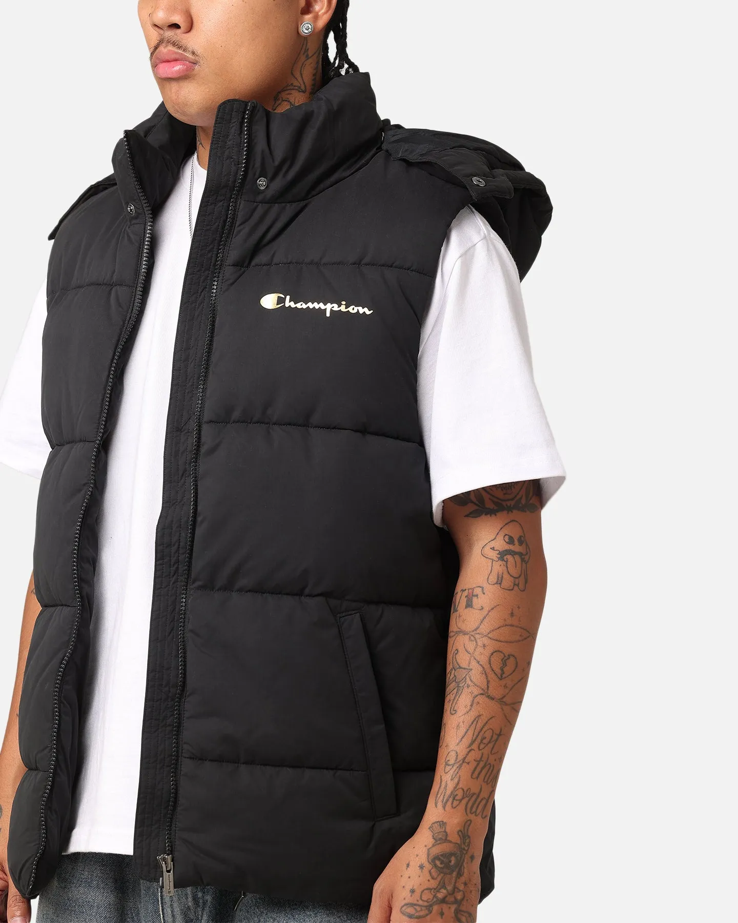 High-Tech Protection Champion Rochester Puffer Vest Black/Gold