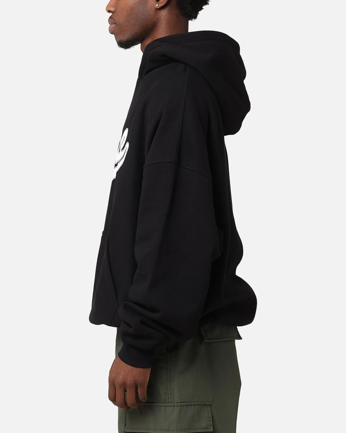 Carre Team Script Hoodie Black Fashion Ease Stroll