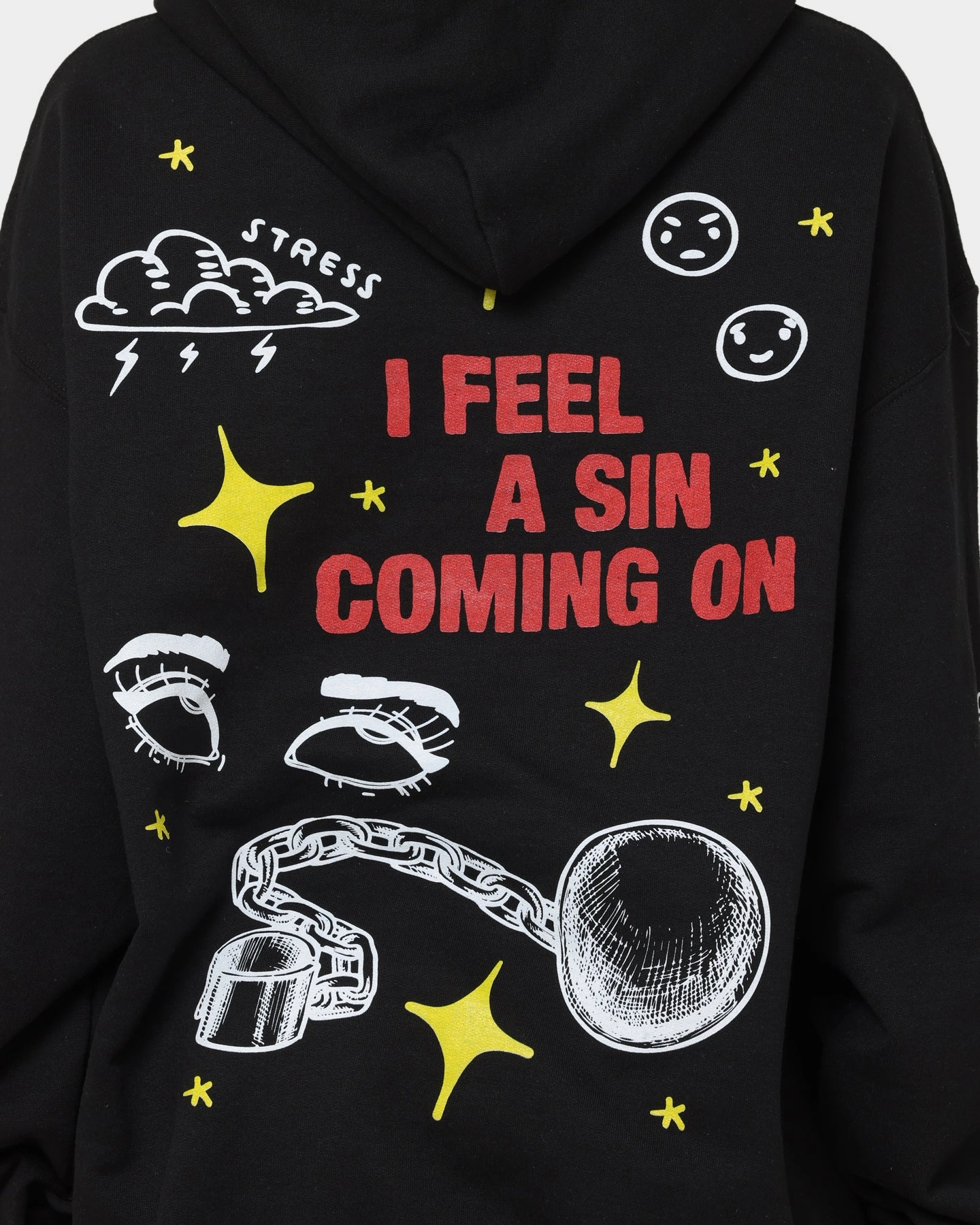 Hike Bow-tie Rats Get Fat Sinners Hoodie Black