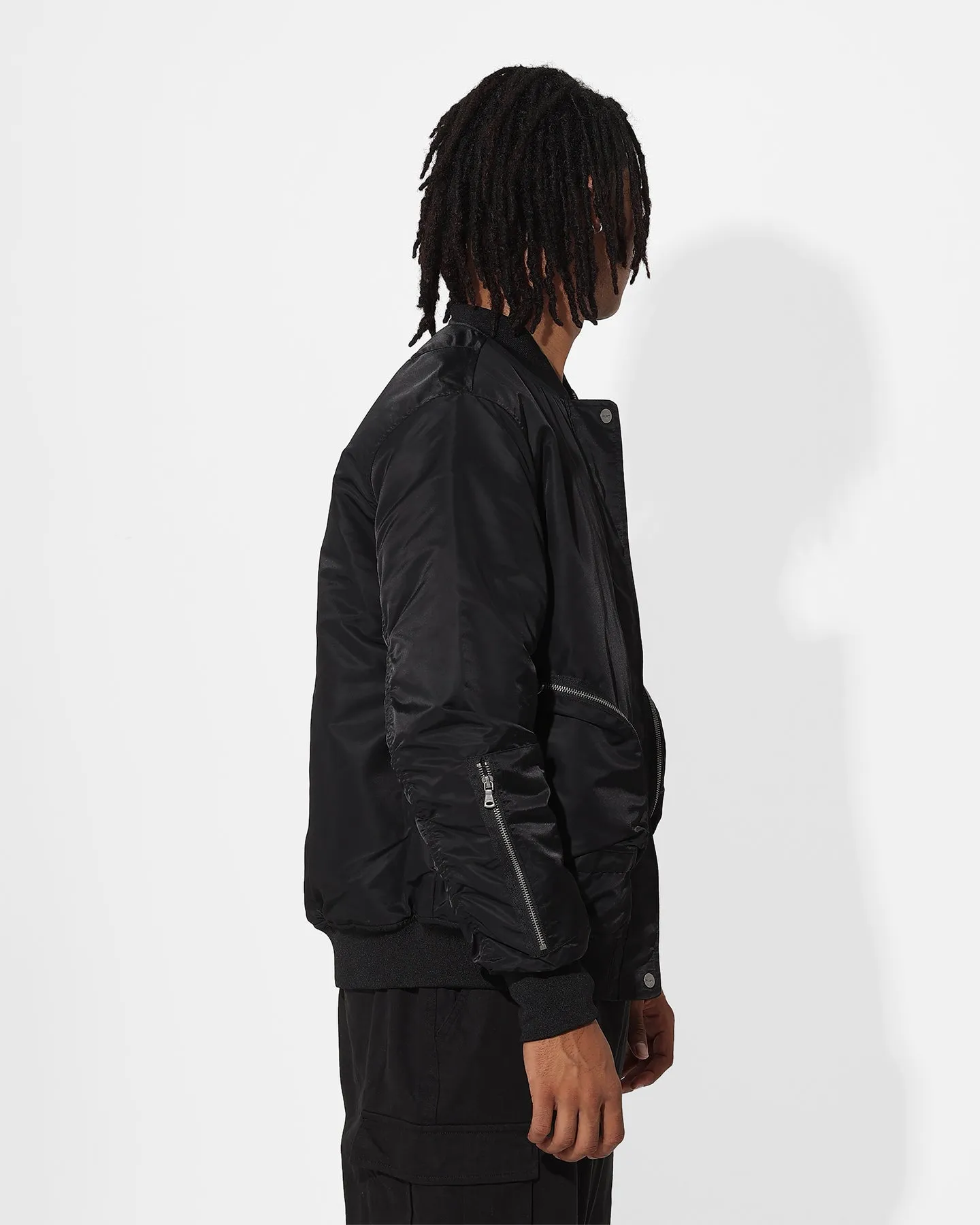multi-color Saint Morta Technical Bomber Jacket Black