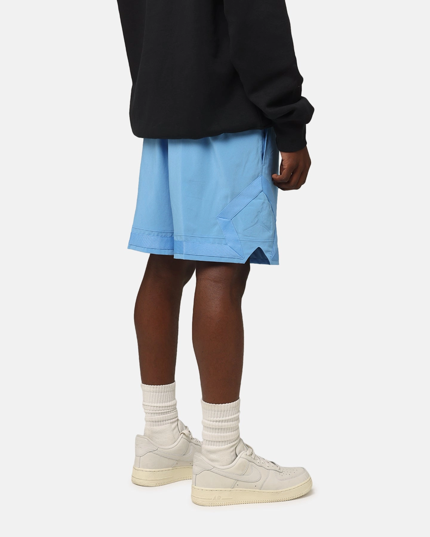 Jordan Jumpman Dri-Fit Woven Diamond Shorts Legend Blue Contoured Articulation Windproof Design