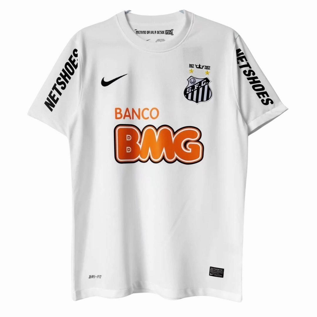 Neymar Jr. Santos FC Home Jersey 2011/12 Mesh Panel Placement