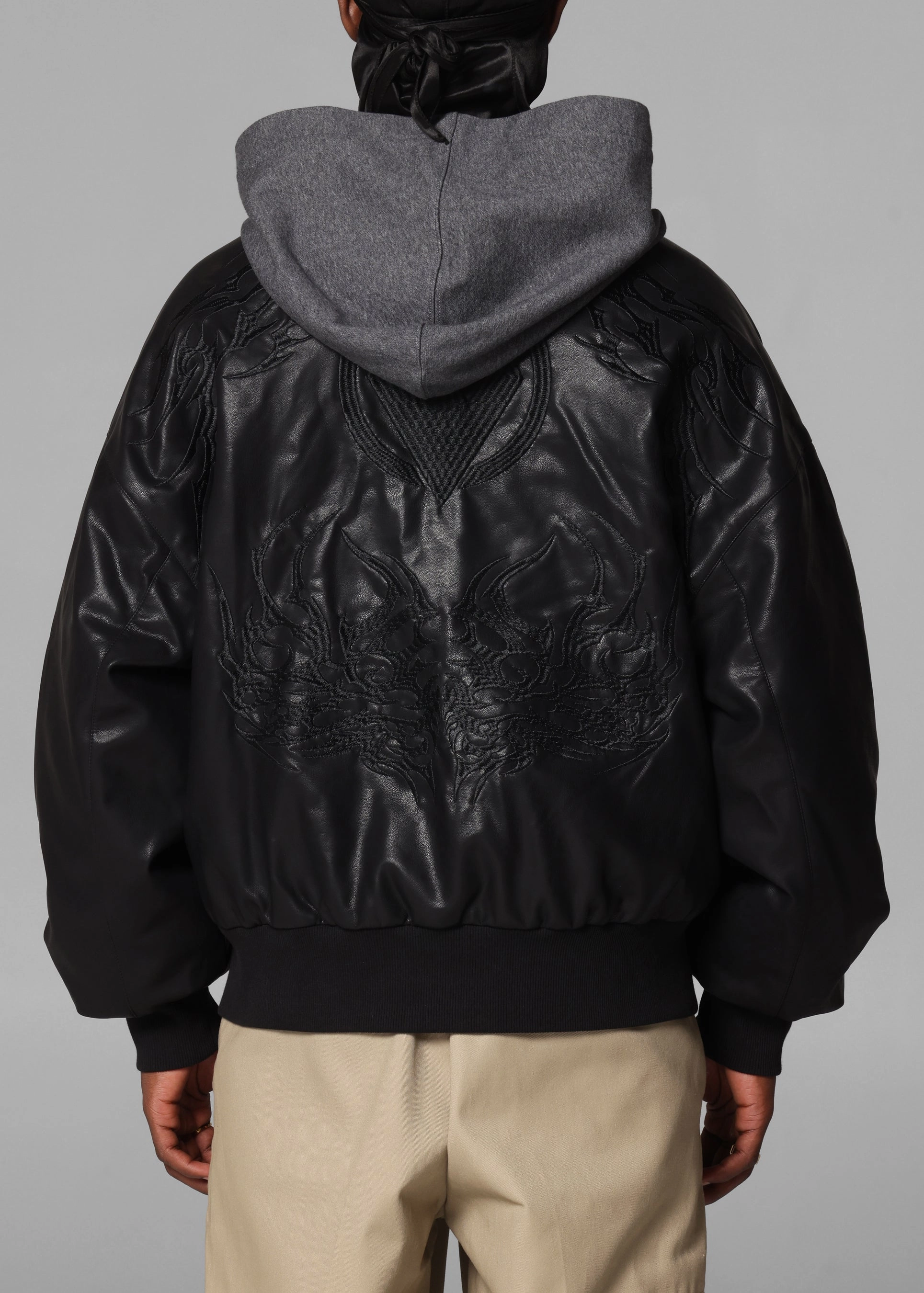 Cravat Loiter Star Wars Sith Bomber Jacket Washed Black