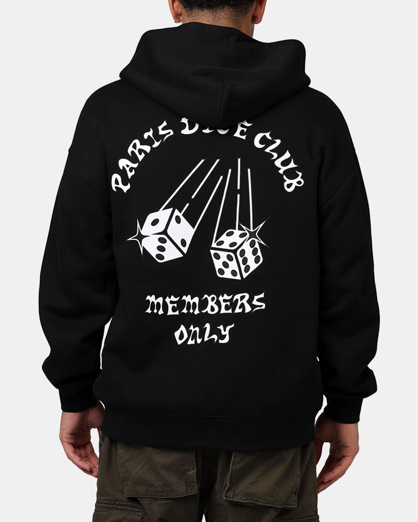 bag Carre Members Only Zip Hoodie Black