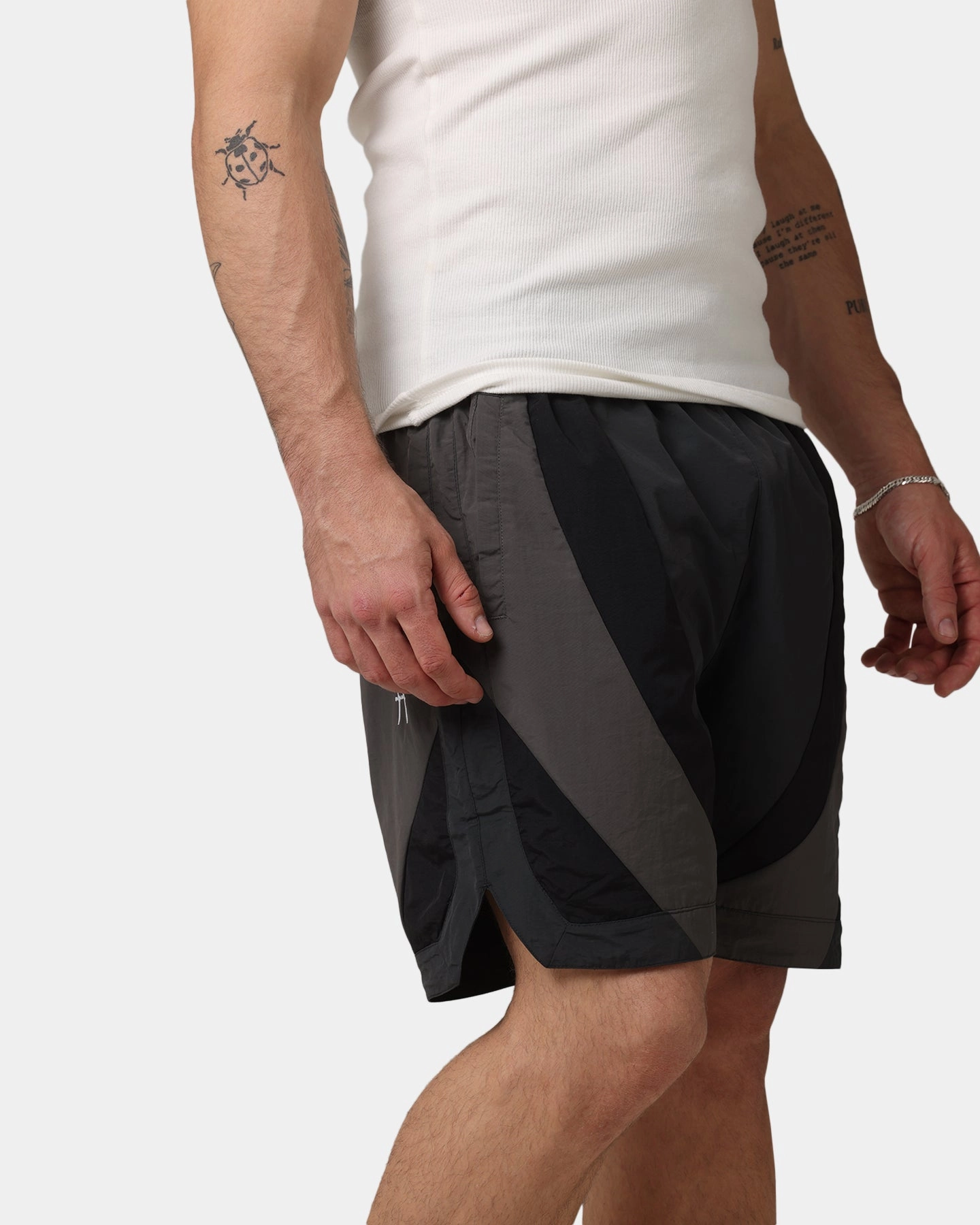 thermal fabric Saint Morta Holy Grail Nylon Shorts Black/Grey