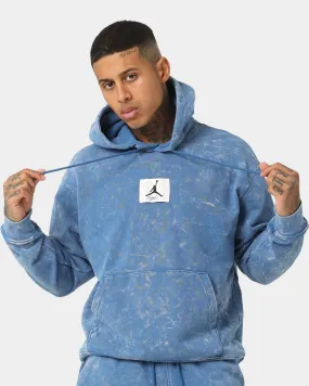 Appointment DualVentilation Zippers Jordan Essential Statement Washed Fleece Pullover Hoodie True Blue/Sail