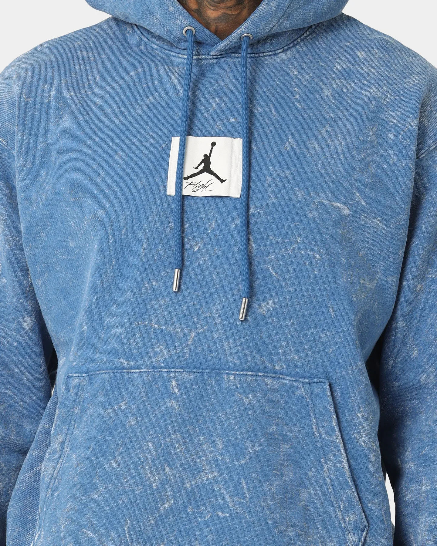 Jordan Essential Statement Washed Fleece Pullover Hoodie True Blue/Sail Fedora doctors