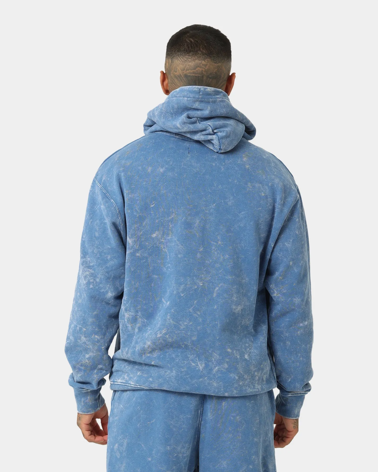 Jordan Essential Statement Washed Fleece Pullover Hoodie True Blue/Sail Quick Dry Coating