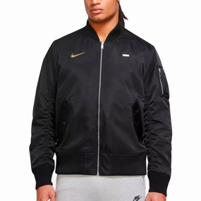 France black presentation bomber jacket 2023 - Nike Stain-Resistant Casual wearer clothing