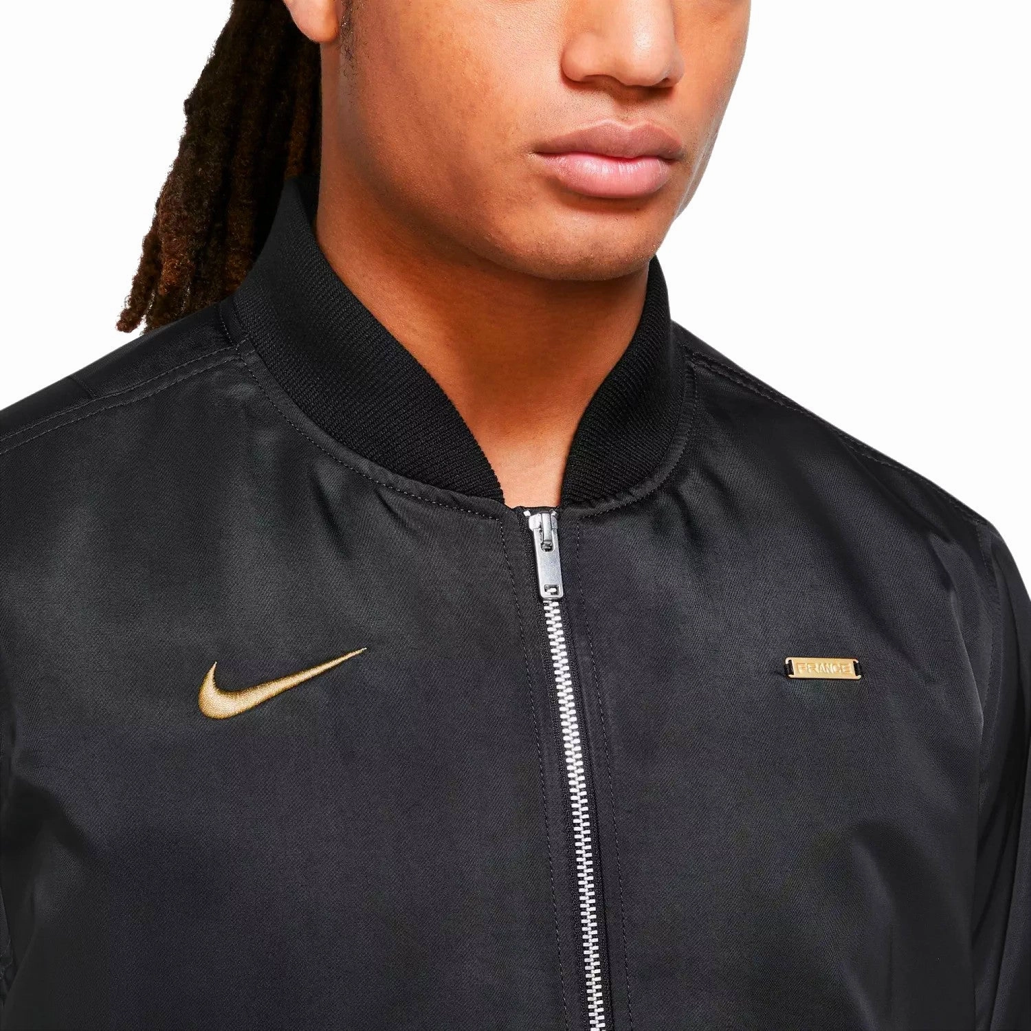 Active clothing ceramic France black presentation bomber jacket 2023 - Nike