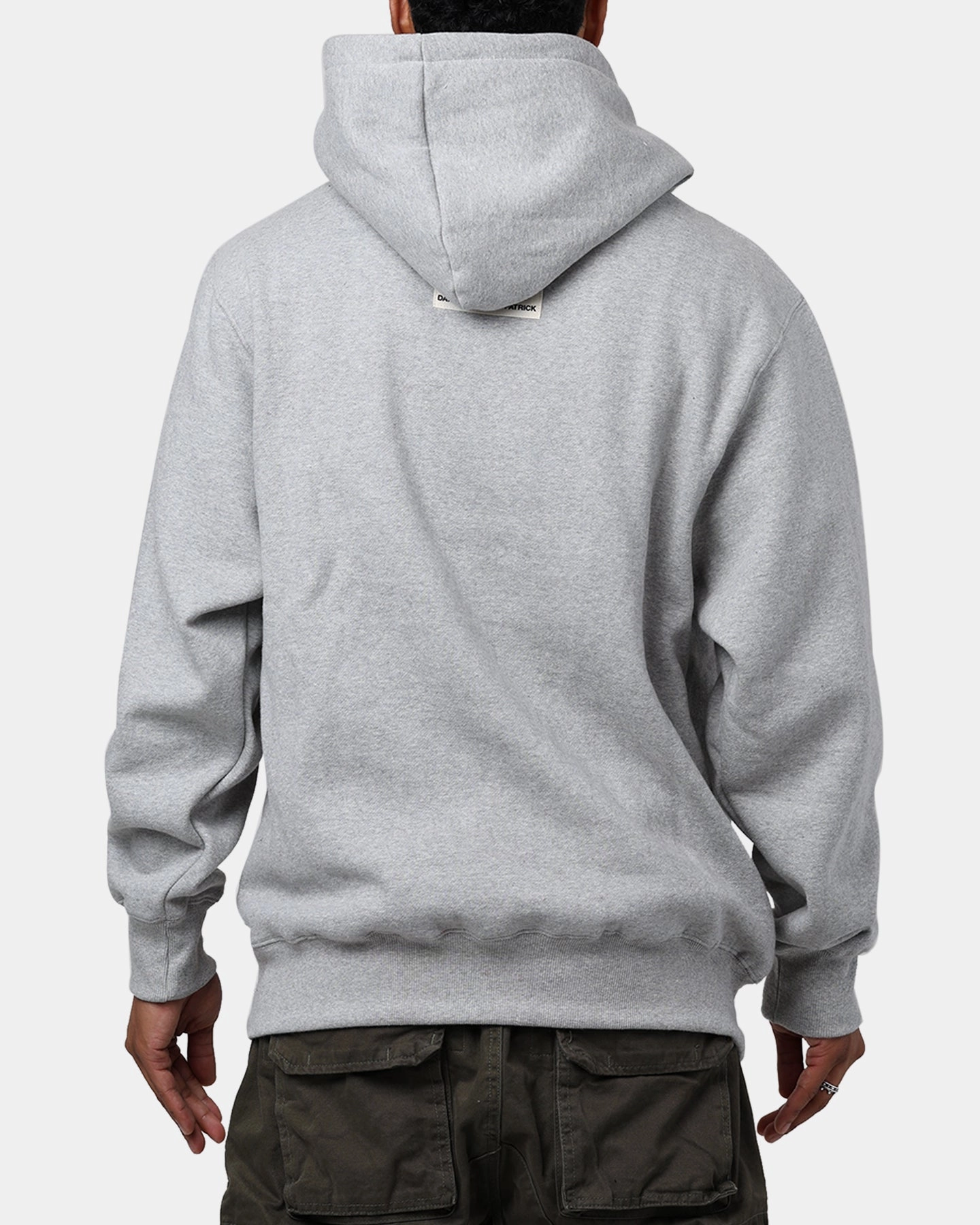 Daniel Patrick Surplus Logo Hoodie Grey New Year's Recycled Polyester